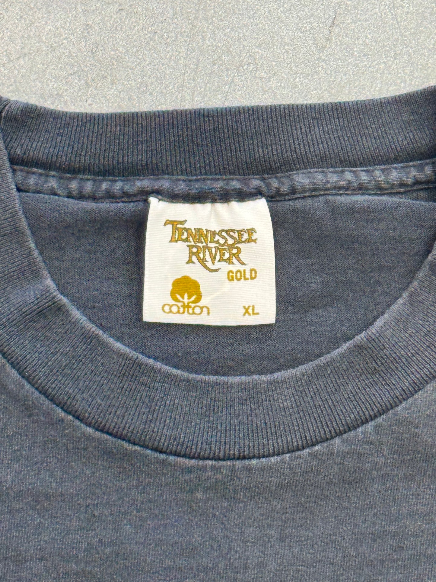 1992 MARVEL COMIC IMAGES GHOST RIDER WHIP TEE (TENNESSE RIVER TAG)
