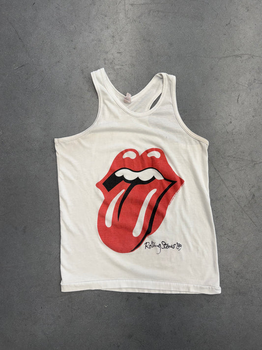 1989 THE ROLLING STONES TONGUE TANK TOP (BROCKUM TAG)