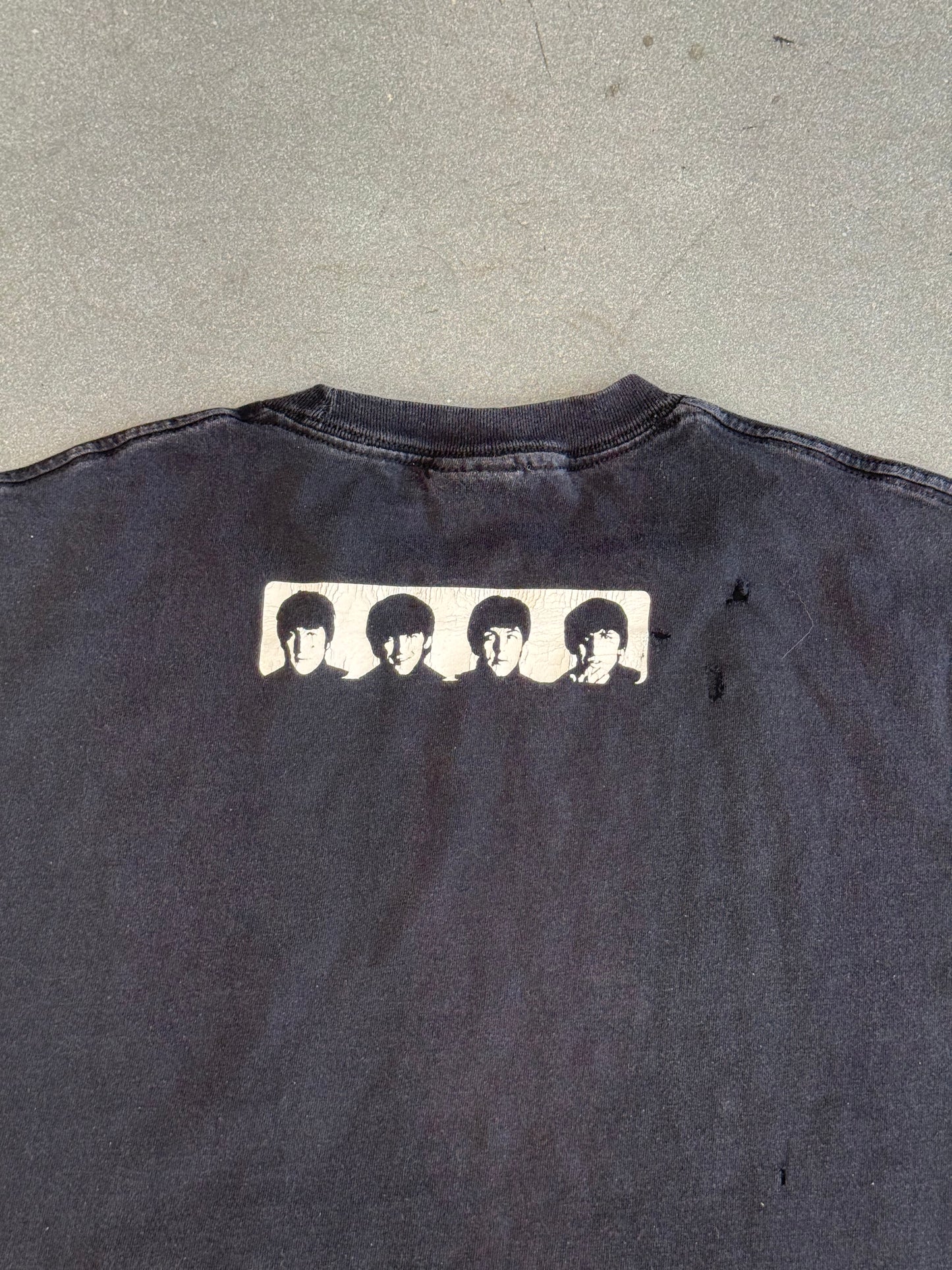 1998 THE BEATLES CUT-OFF TEE (APPLE TAG)