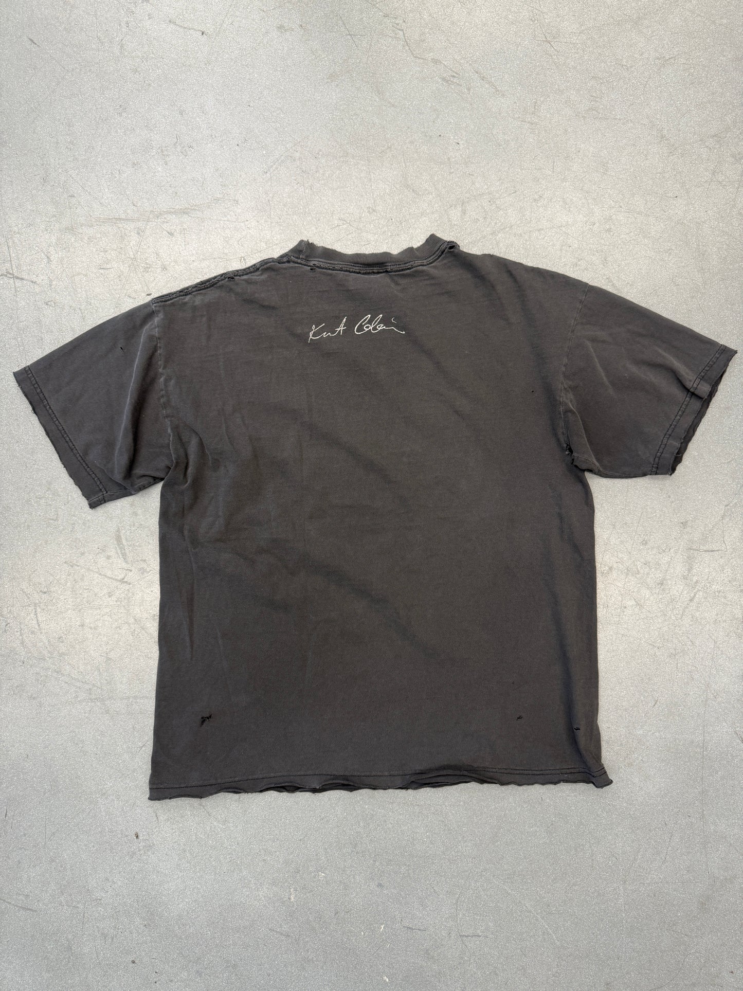 1998 BIG FACE KURT COBAIN SMILEY TEE (GIANT TAG)