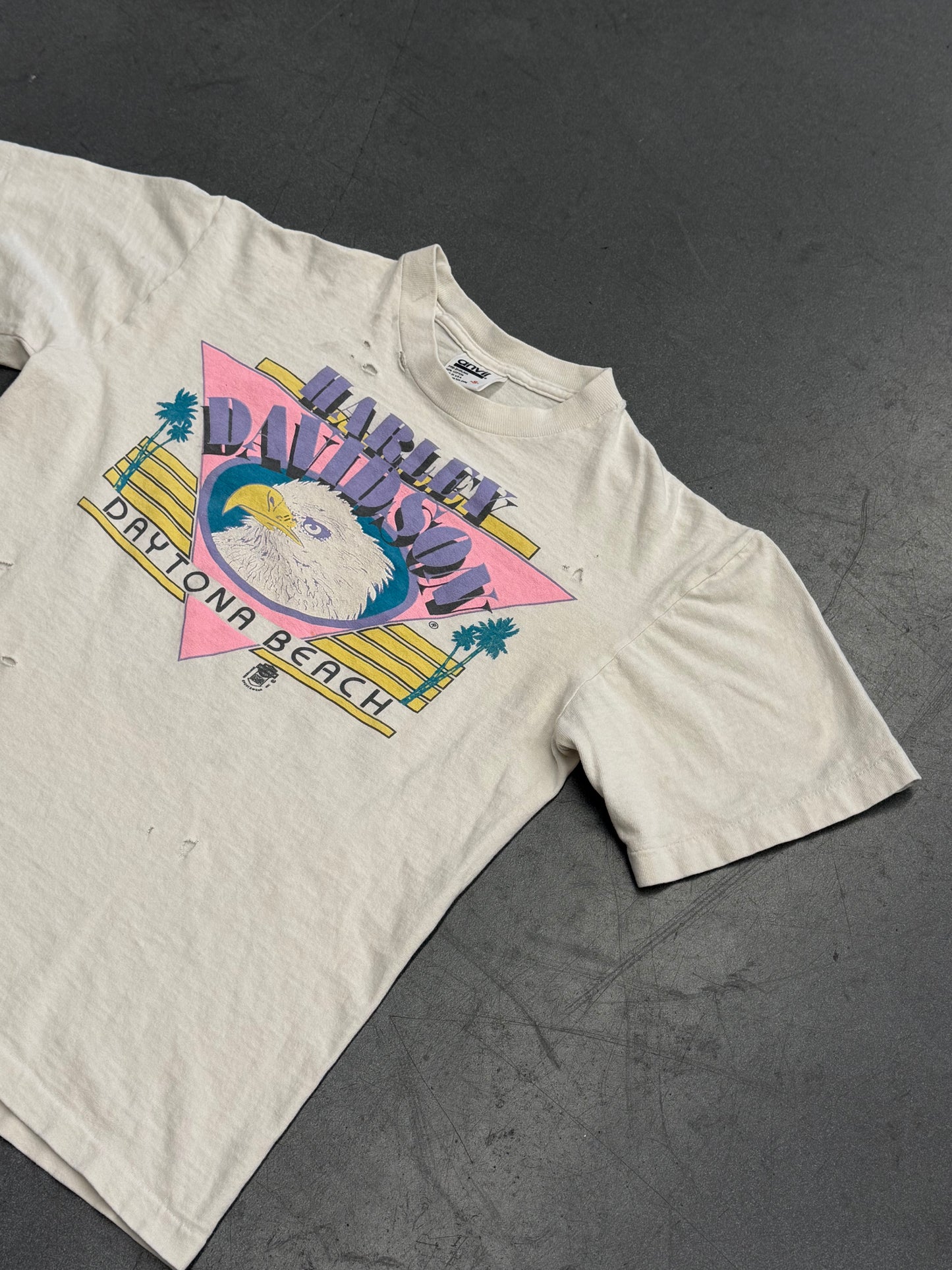 90S HARLEY DAVIDSON DAYTONA BEACH ROBISON FLORIDA TEE (ANVIL TAG)