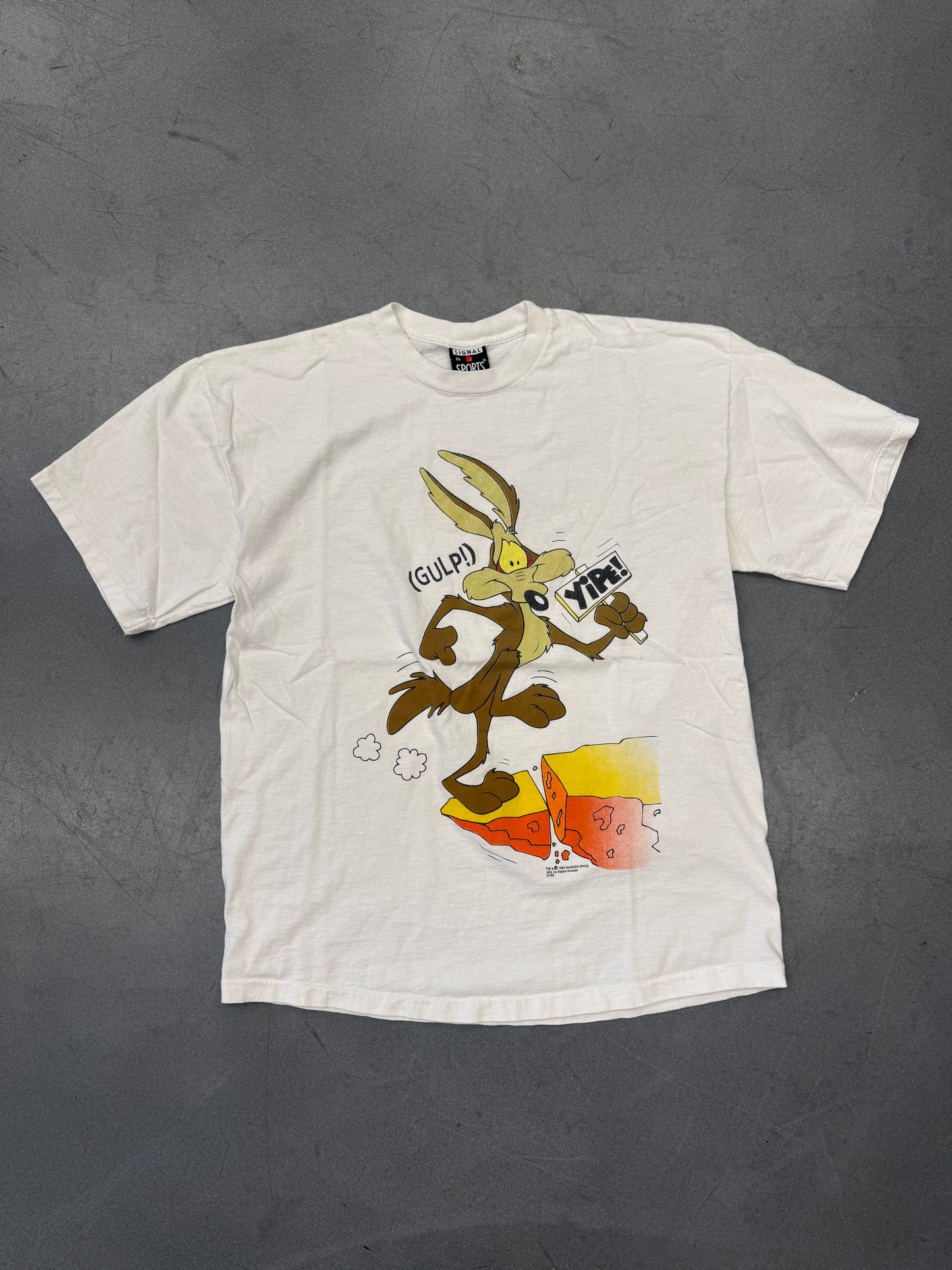 1993 WILLIE E COYOTE ROAD RUNNER TEE (SIGNAL SPORTS TAG)