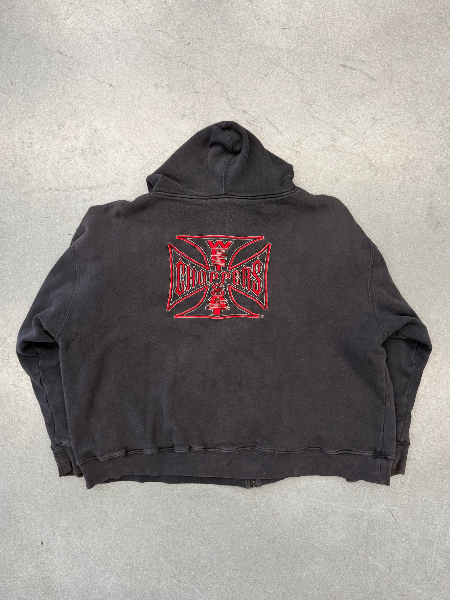 Y2K WEST COAST CHOPPERS THERMAL LINED HOODIE