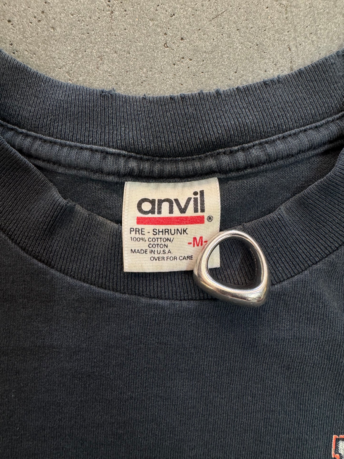 1999 IRON HORSE SALOON BIKE WEEK ORMOND BEACH, FL TRAIN POCKET TEE (ANVIL TAG)