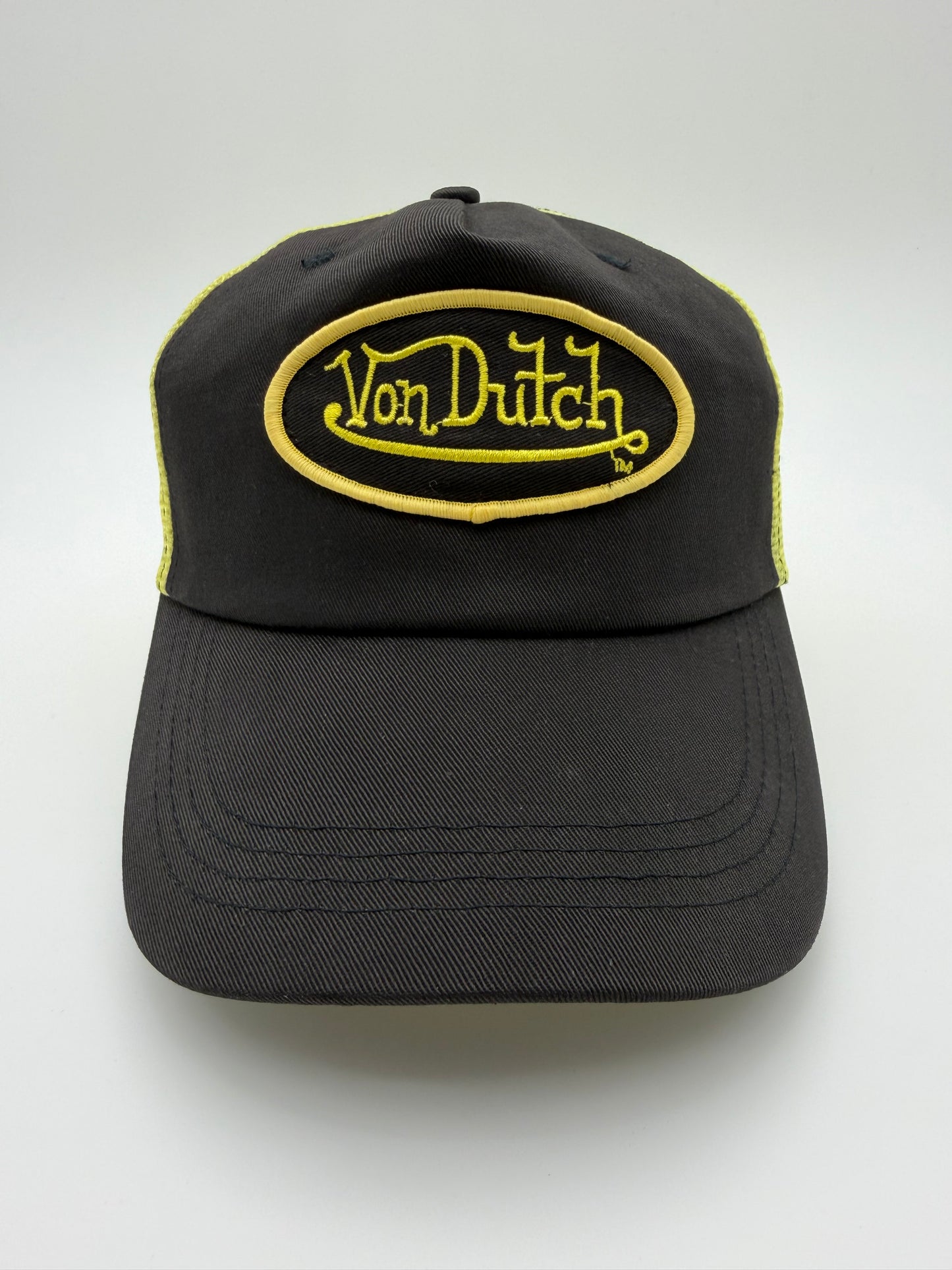 VON DUTCH TRUCKER HAT BLACK/YELLOW