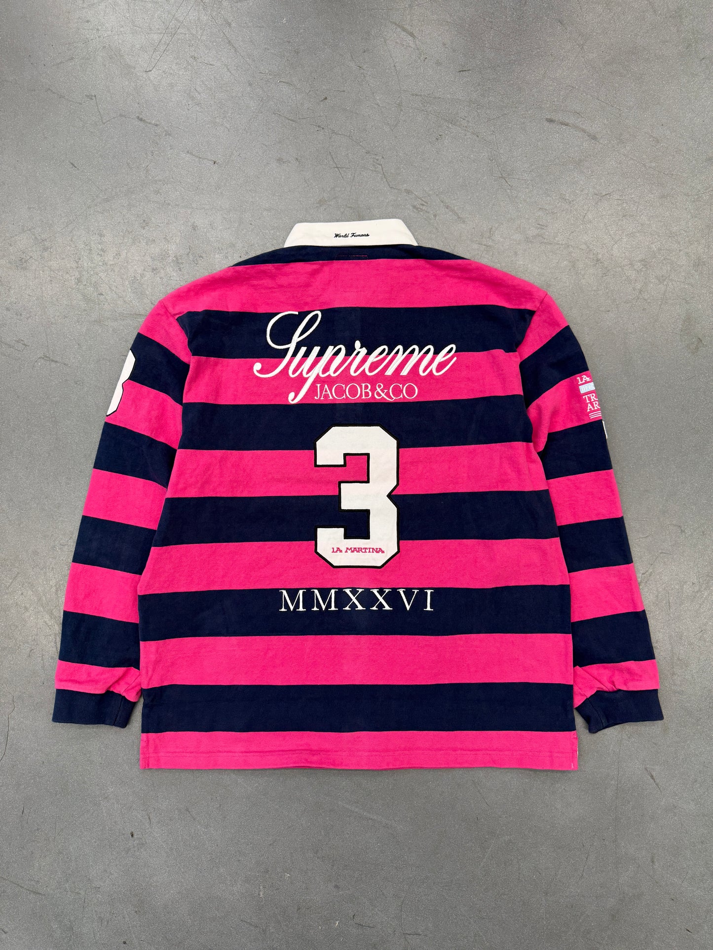 SS26 SUPREME LA MARTINA JACOB & CO RUGBY LS SHIRT