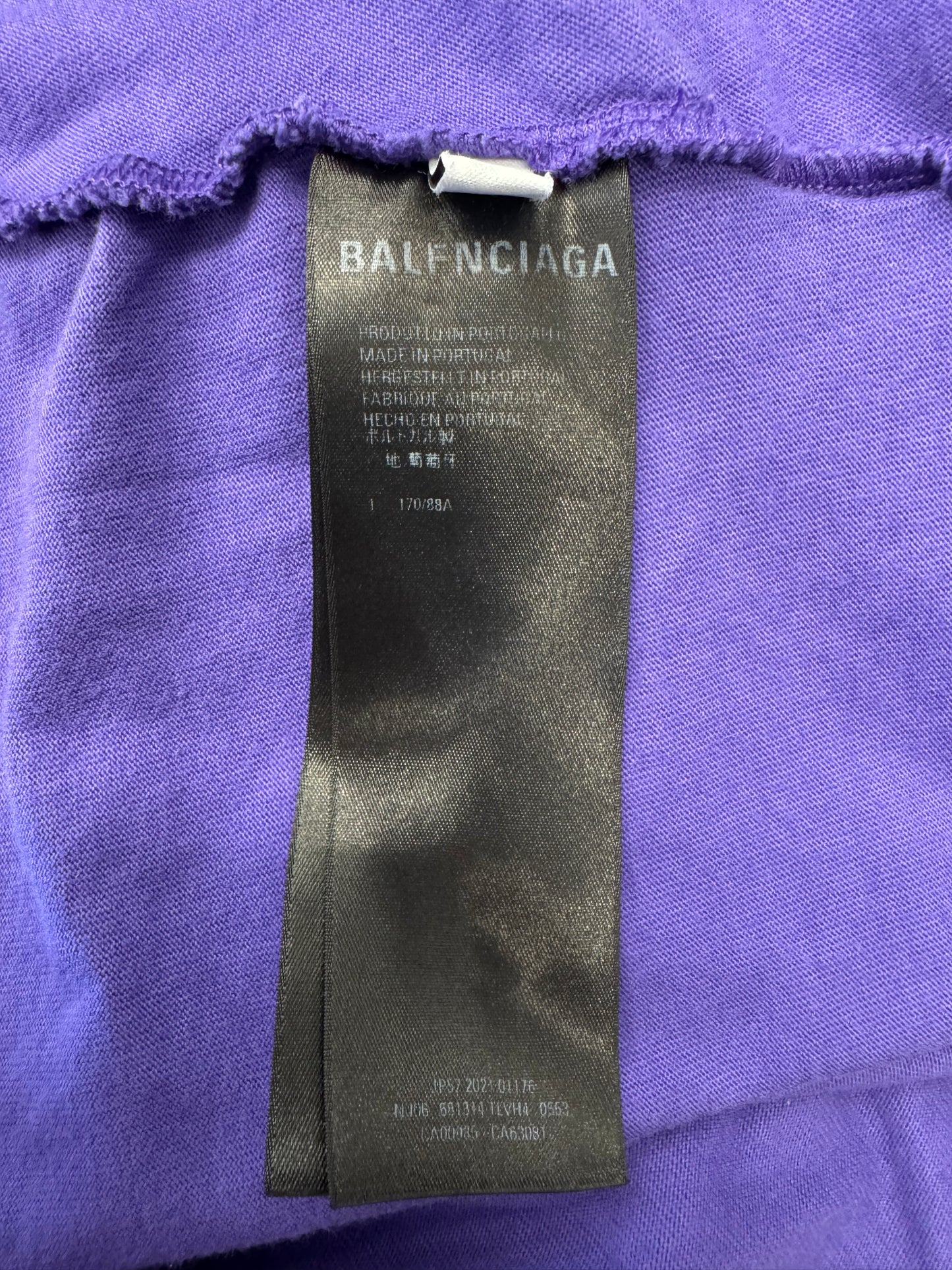 BALENCIAGA BEBE RHINESTONE JERSEY TEE