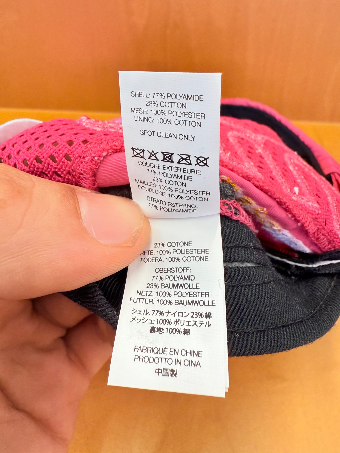 SS25 SUPREME CORDURA MESH 6-PANEL HAT PINK (NEW)