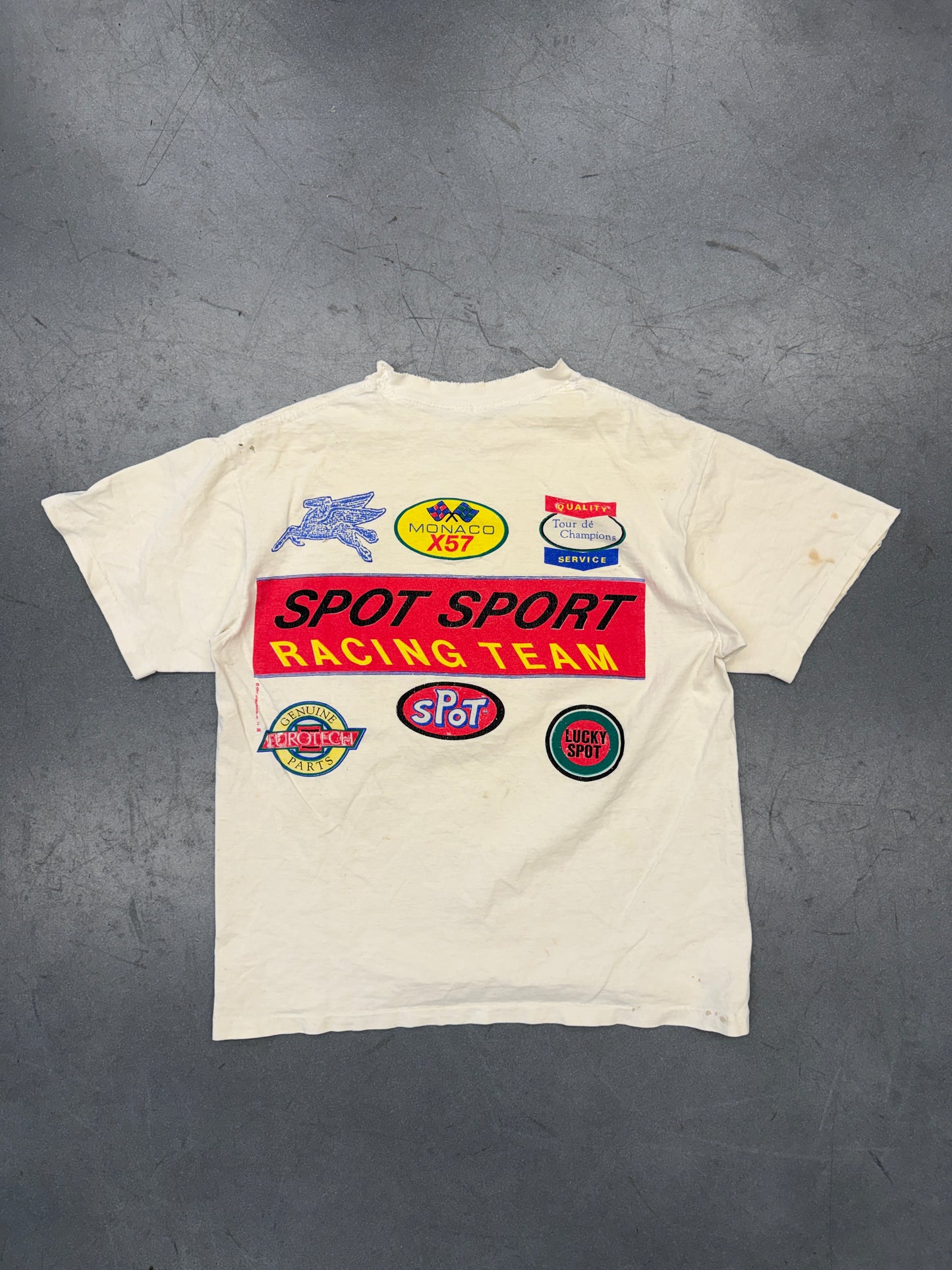 1992 SPOT SPORT RACING LOGOSTEE (SOFTEE TAG)