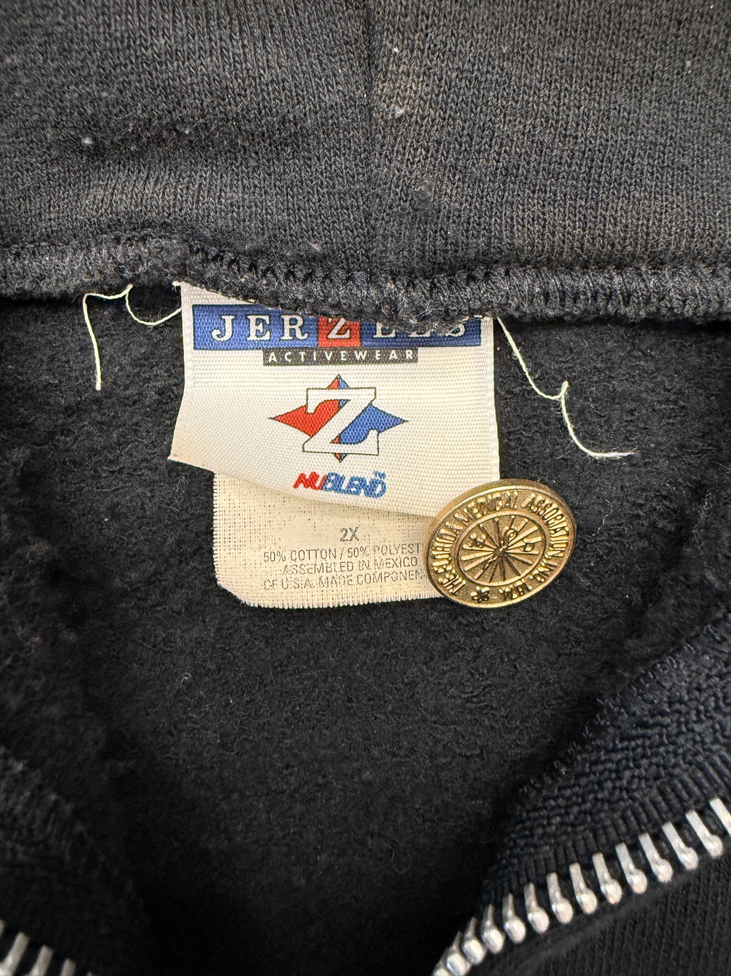 2001 IRON HORSE SALOON BIKE WEEK ZIP-UP HOODIE (JERZEES TAG)