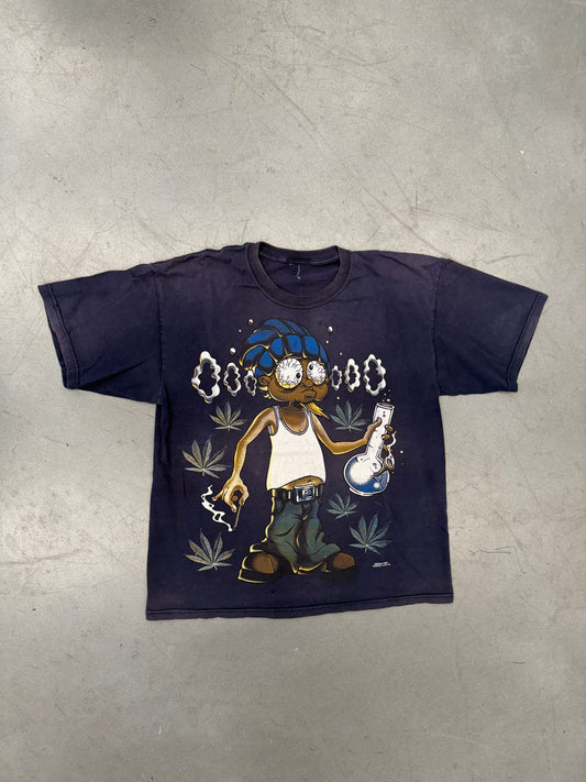 Y2K CHRONIC STONER BONG WEED TEE (PULLED TAG)