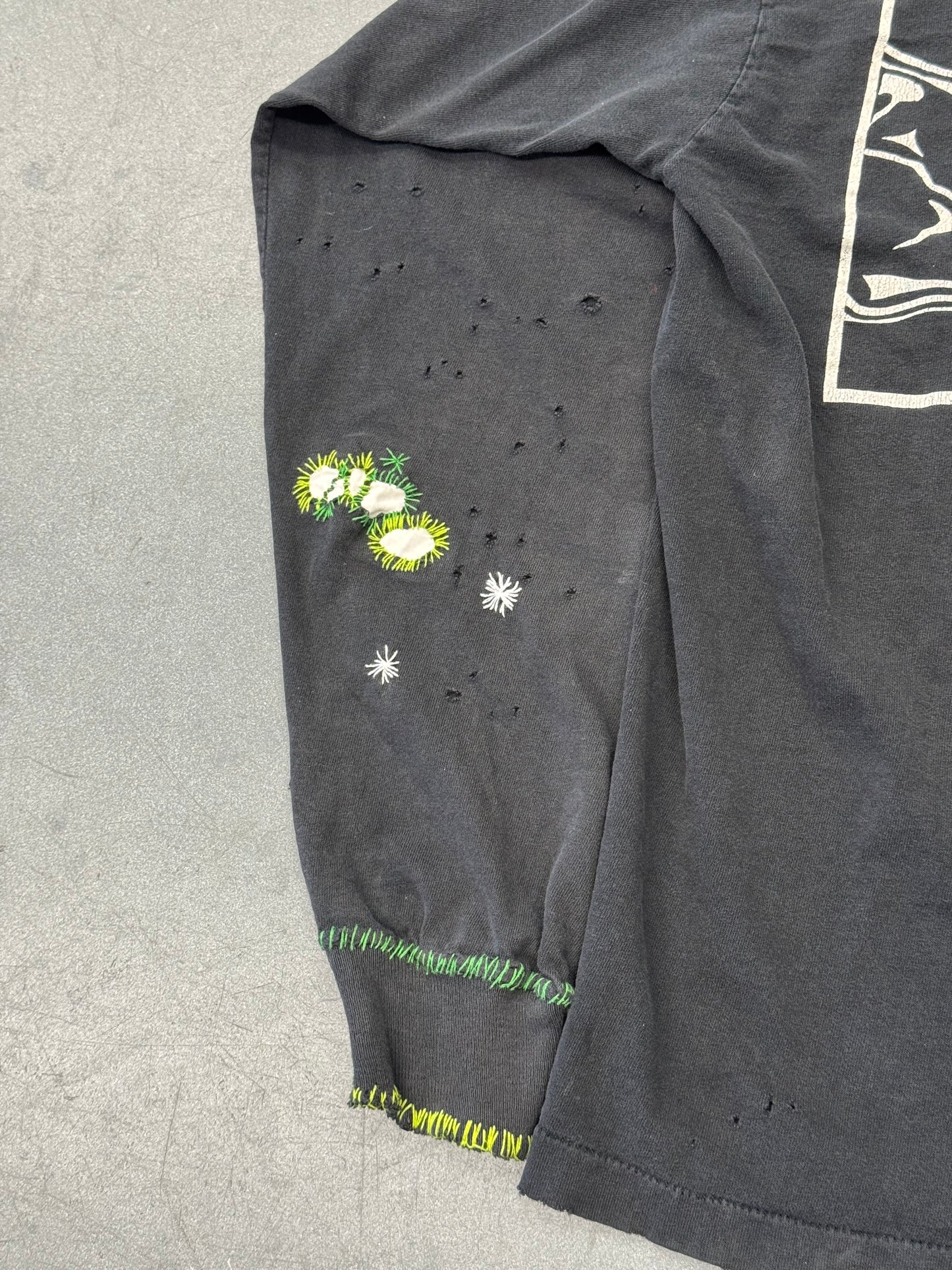 1994 GREEN DAY PULLING TEETH LONG SLEEVE HAND STITCHED TEE (FOTL TAG)