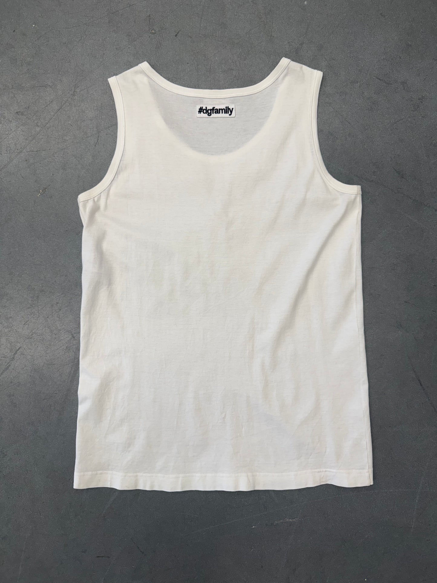 VINTAGE DOLCE & GABBANA EMBELLISHED ANCHOR CHAIN TANK TOP