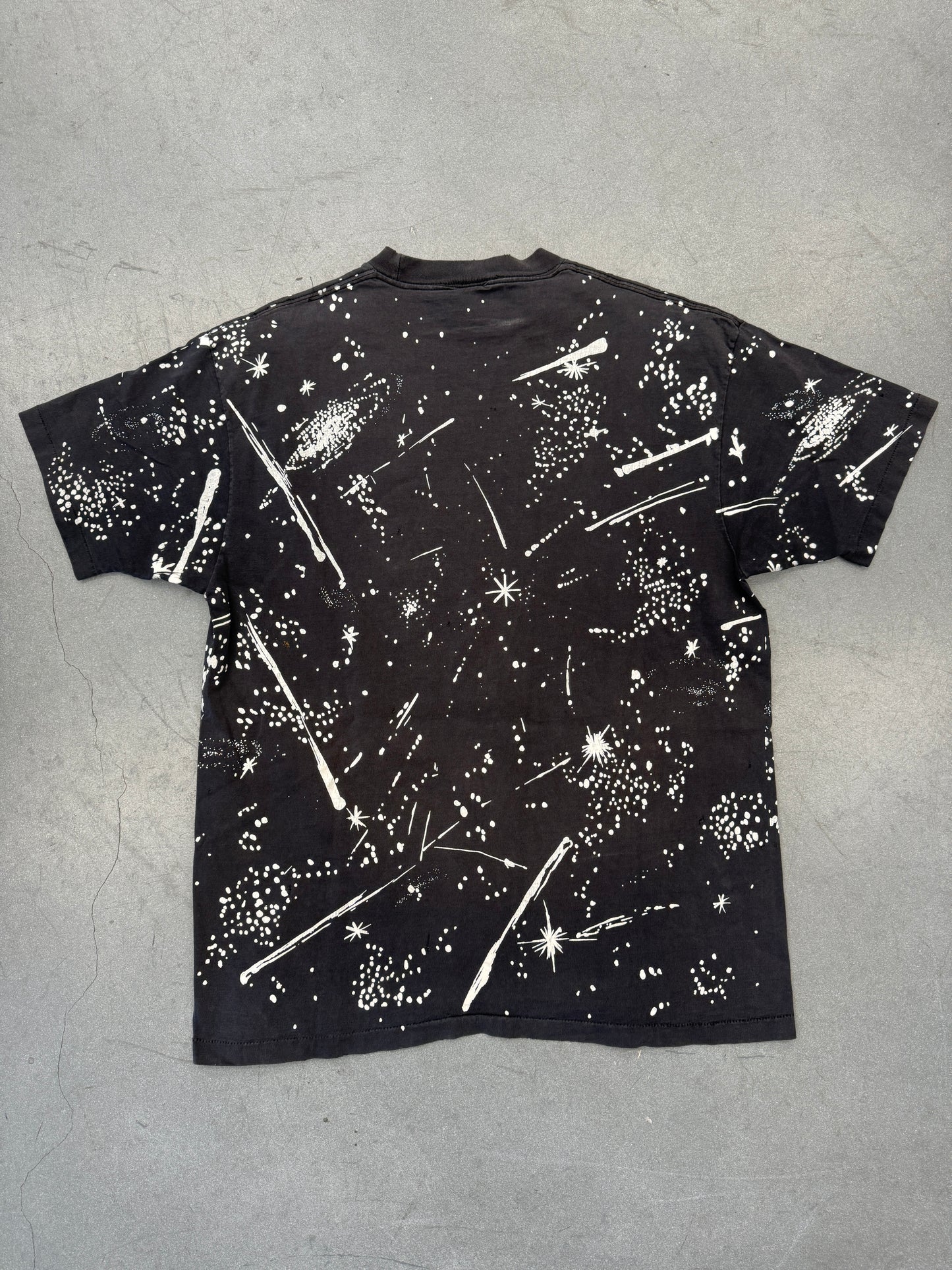 90S DISNEY STAR TOURS ALL OVER PRINT TEE (DISNEY TAG)