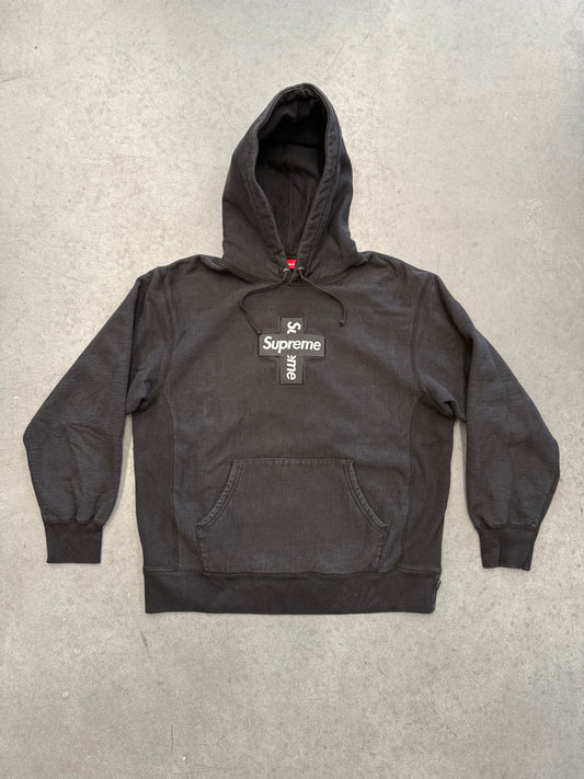 FW20 SUPREME CROSS BOX LOGO HOODED SWEATSHIRT
