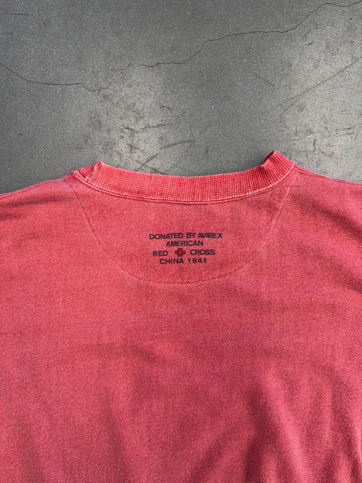 1987 "MOUNT 'N RIDE" ENGLAND 1944 CREWNECK (AVIREX LTD. TAG)