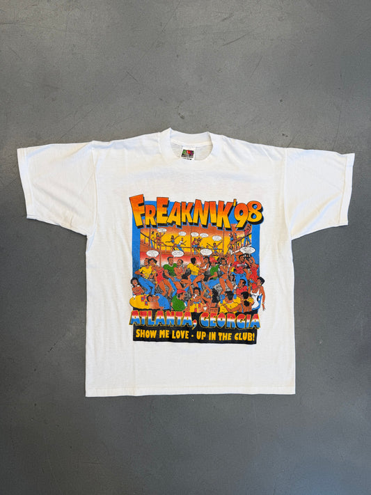 1998 FREAKNIK ATLANTA GEORGIA SHOW ME LOVE TEE (FOTL TAG)