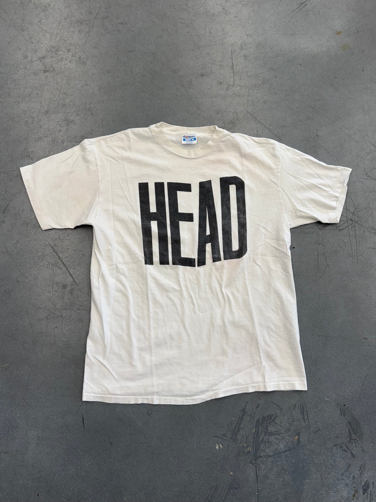 90S HEAD TEE (HANES BEEFY-T TAG)