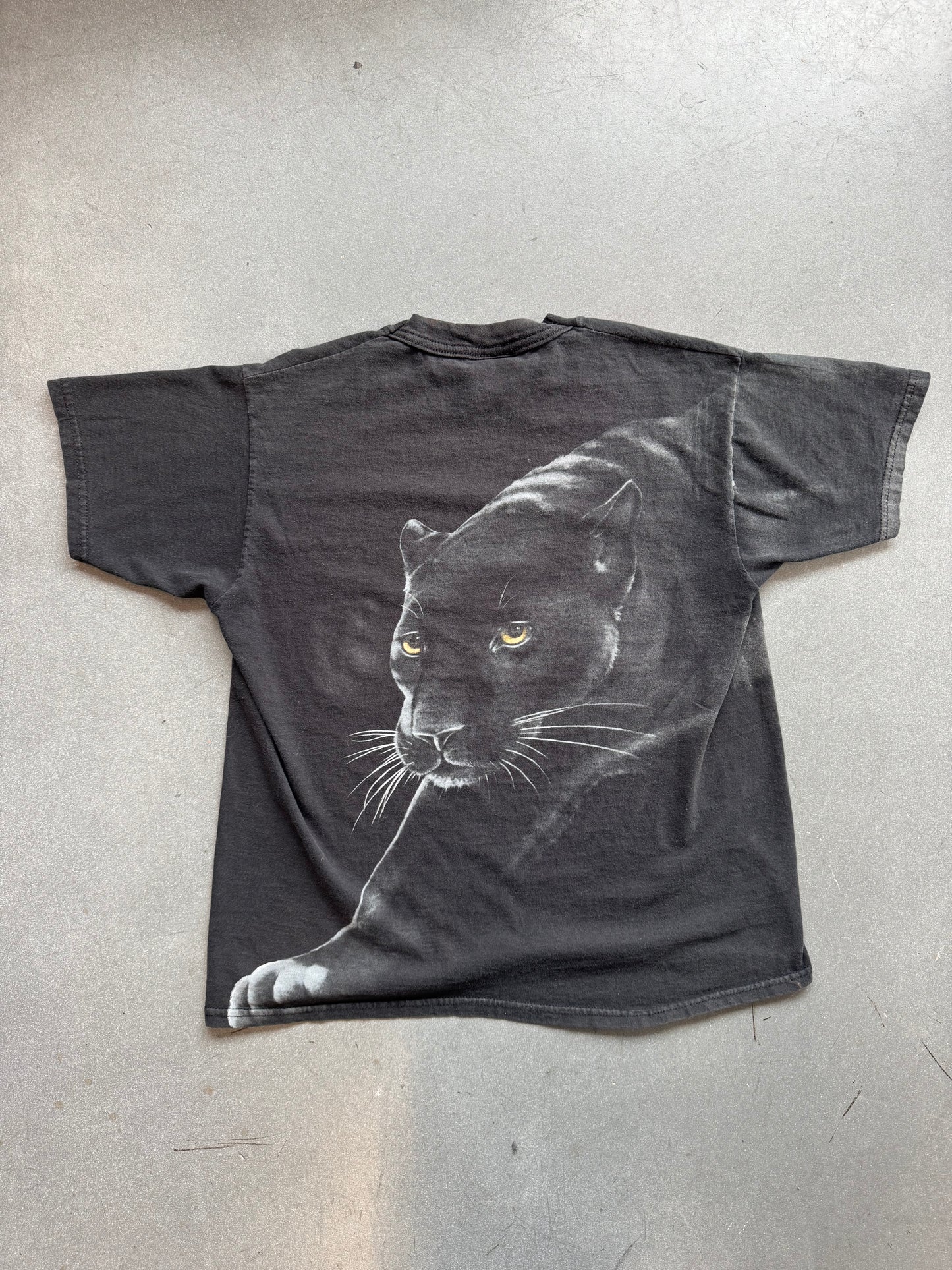 VINTAGE BLACK PANTHER MEGA PRINT TEE (RADICAL NATURE TAG)