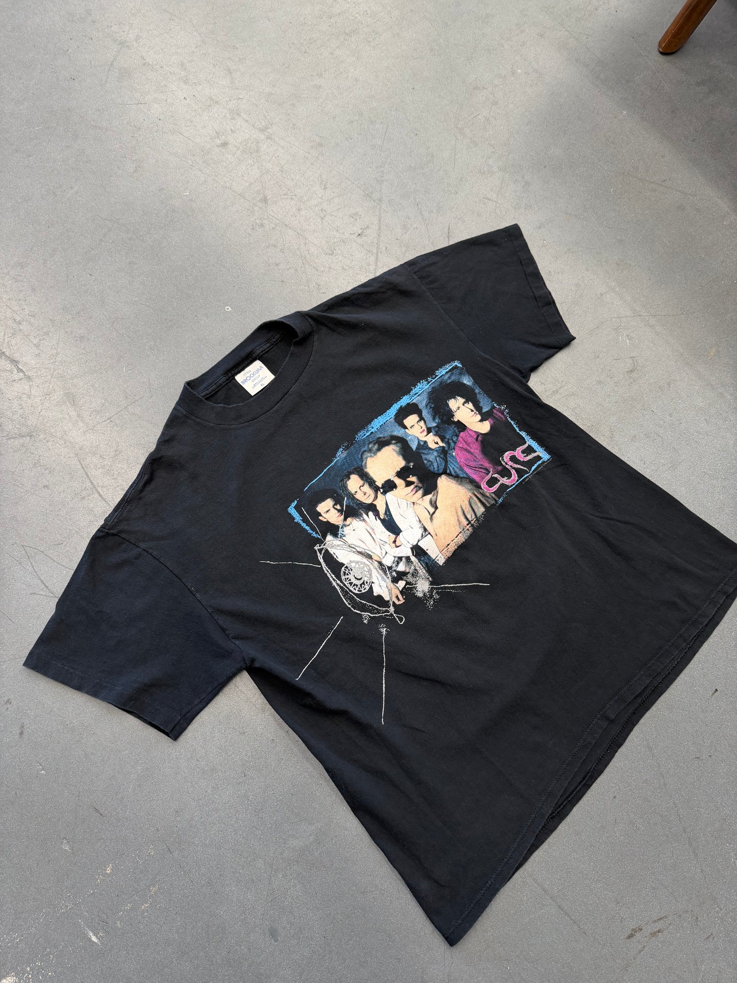1992 THE CURE WISH TOUR TEE (BROCKUM TAG)