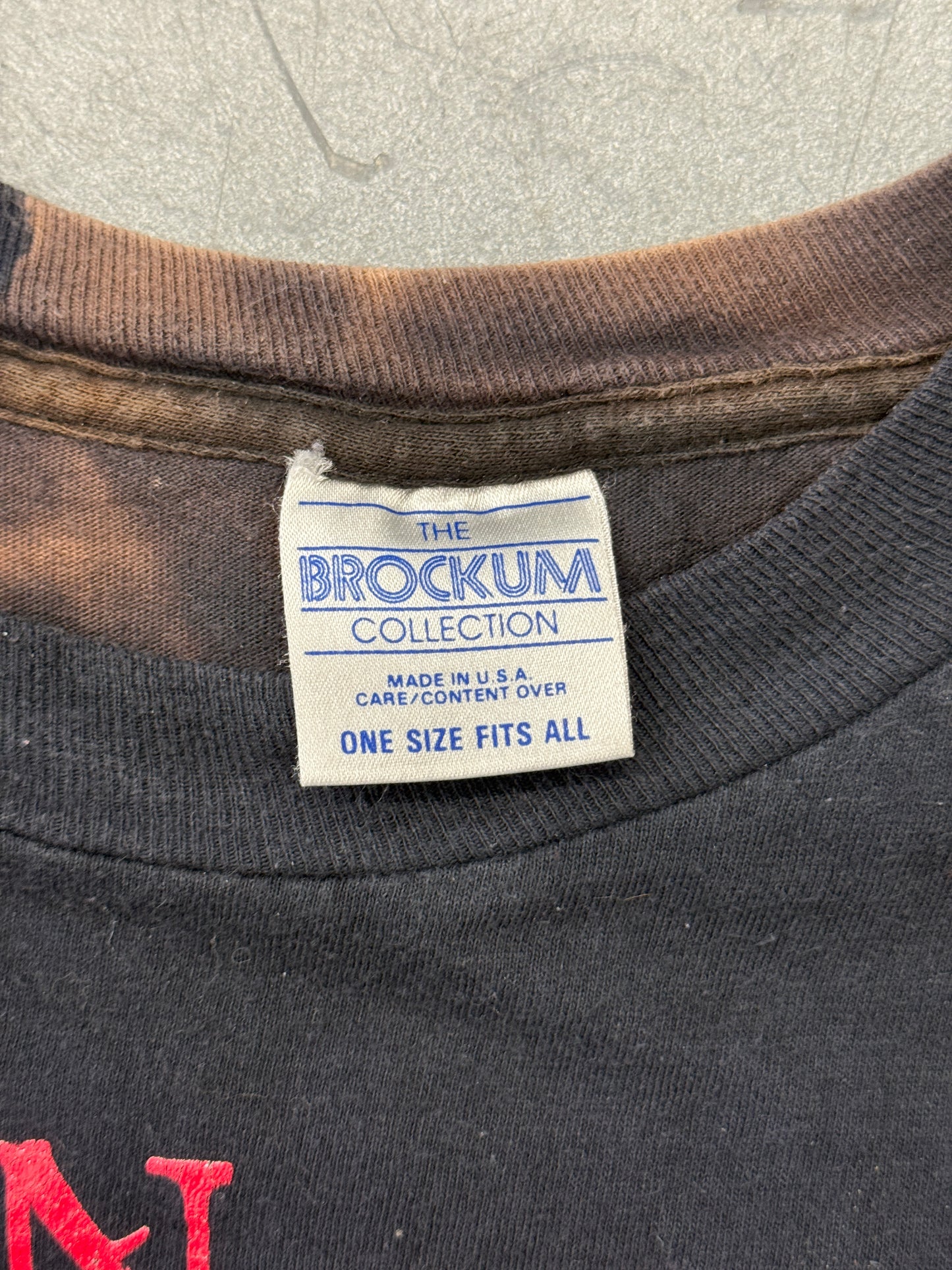 1991 GUNS 'N ROSES USE YOUR ILLUSION TOUR TEE (BROCKUM TAG)