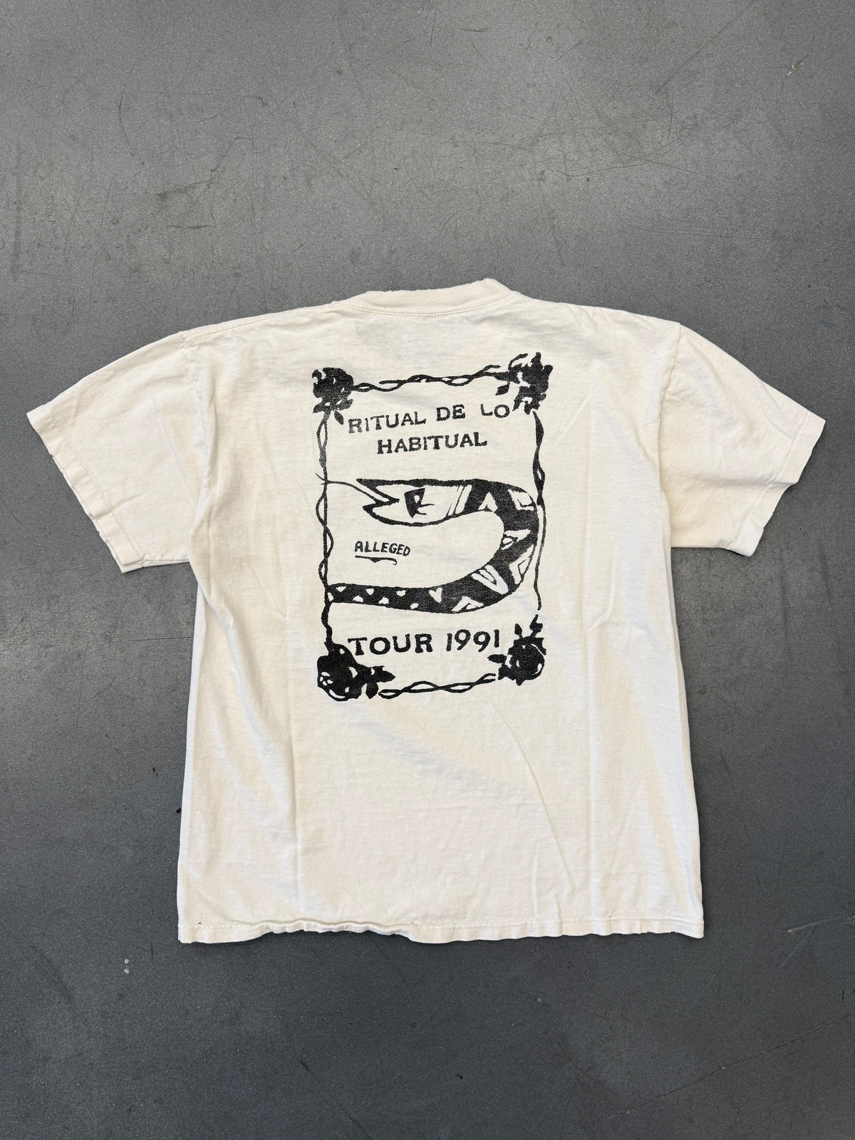 1990 JANE'S ADDICTION RITUAL DE LO HABITUAL TOUR 1991 TEE (PULLED TAG)