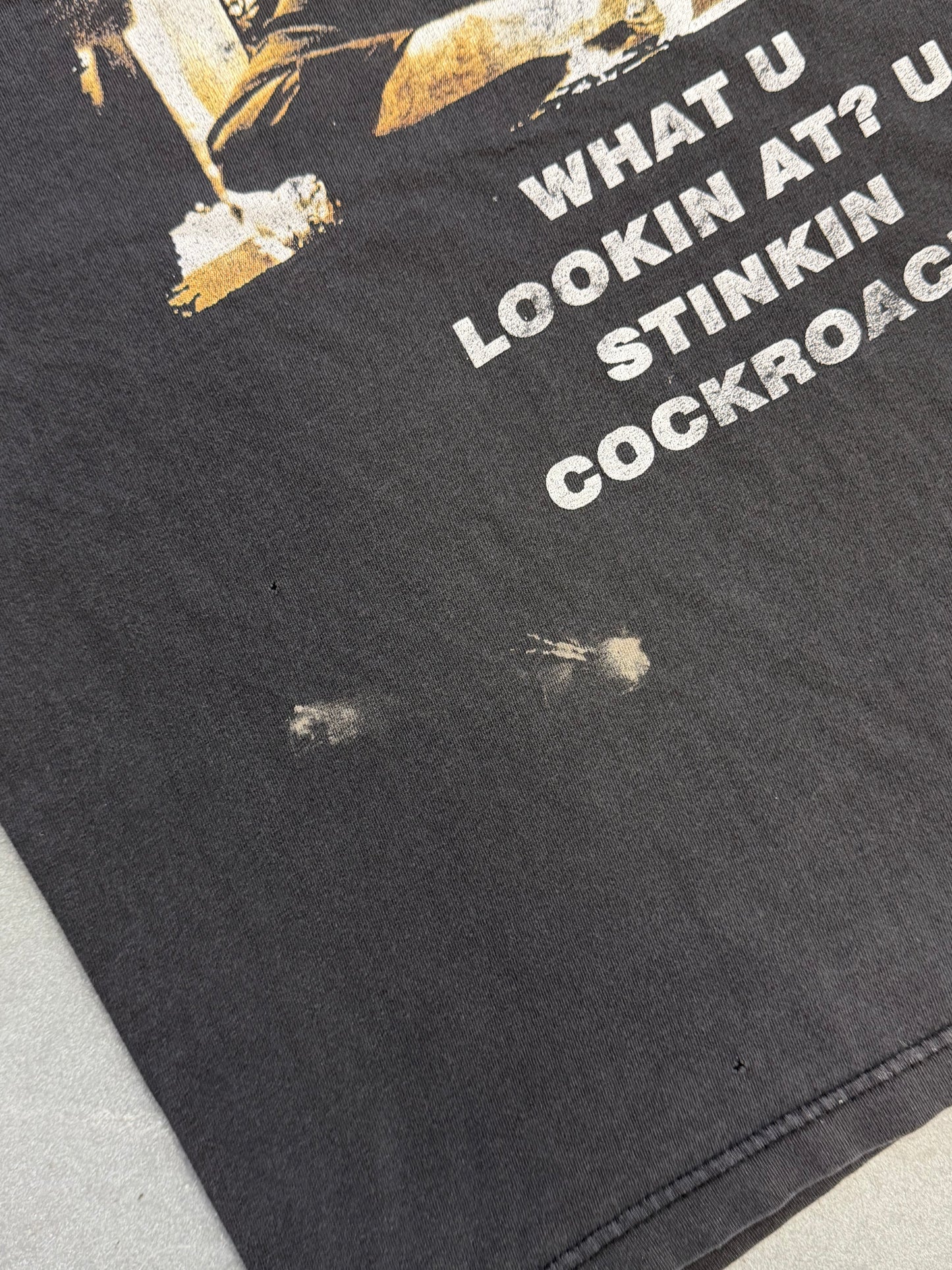 VINTAGE SCARFACE "WHAT U LOOKIN AT?" TEE (PULLED TAG)