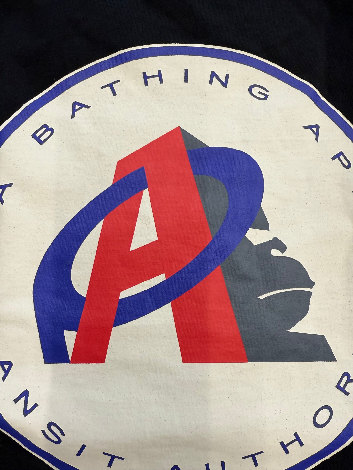 SS25 A BATHING APE BAPE TRANSIT AUTHORITY SHIRT (NEW) (XL)