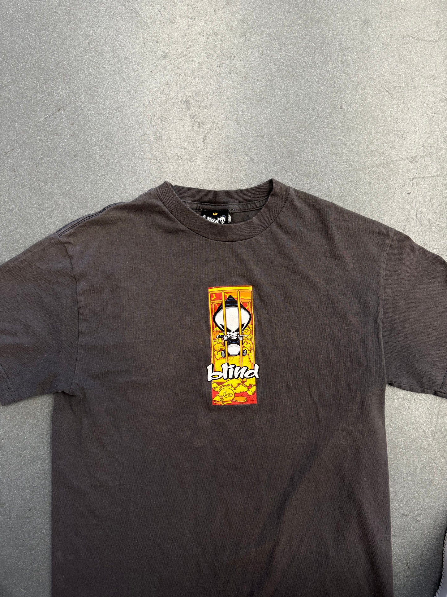 90'S BLIND SKATEBOARDS SKELETON IN A CRIB TEE