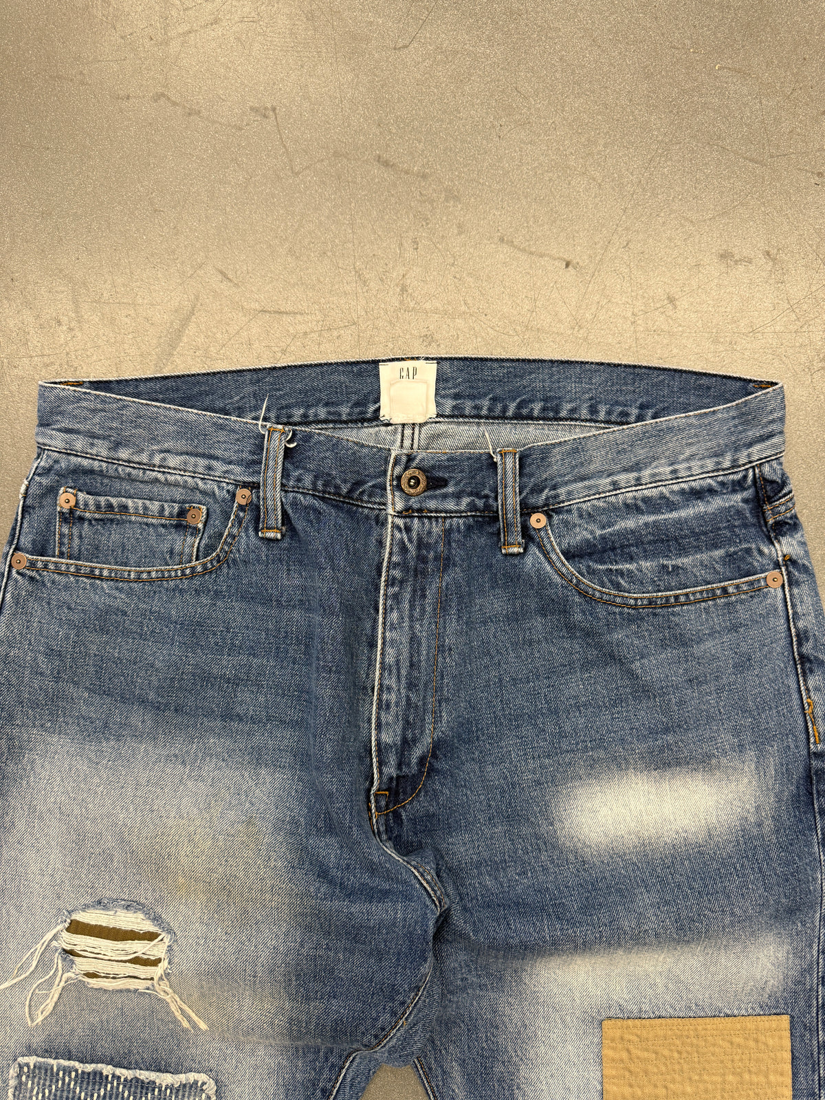 GAP X UNITED ARROWS PATCHWORK JEANS