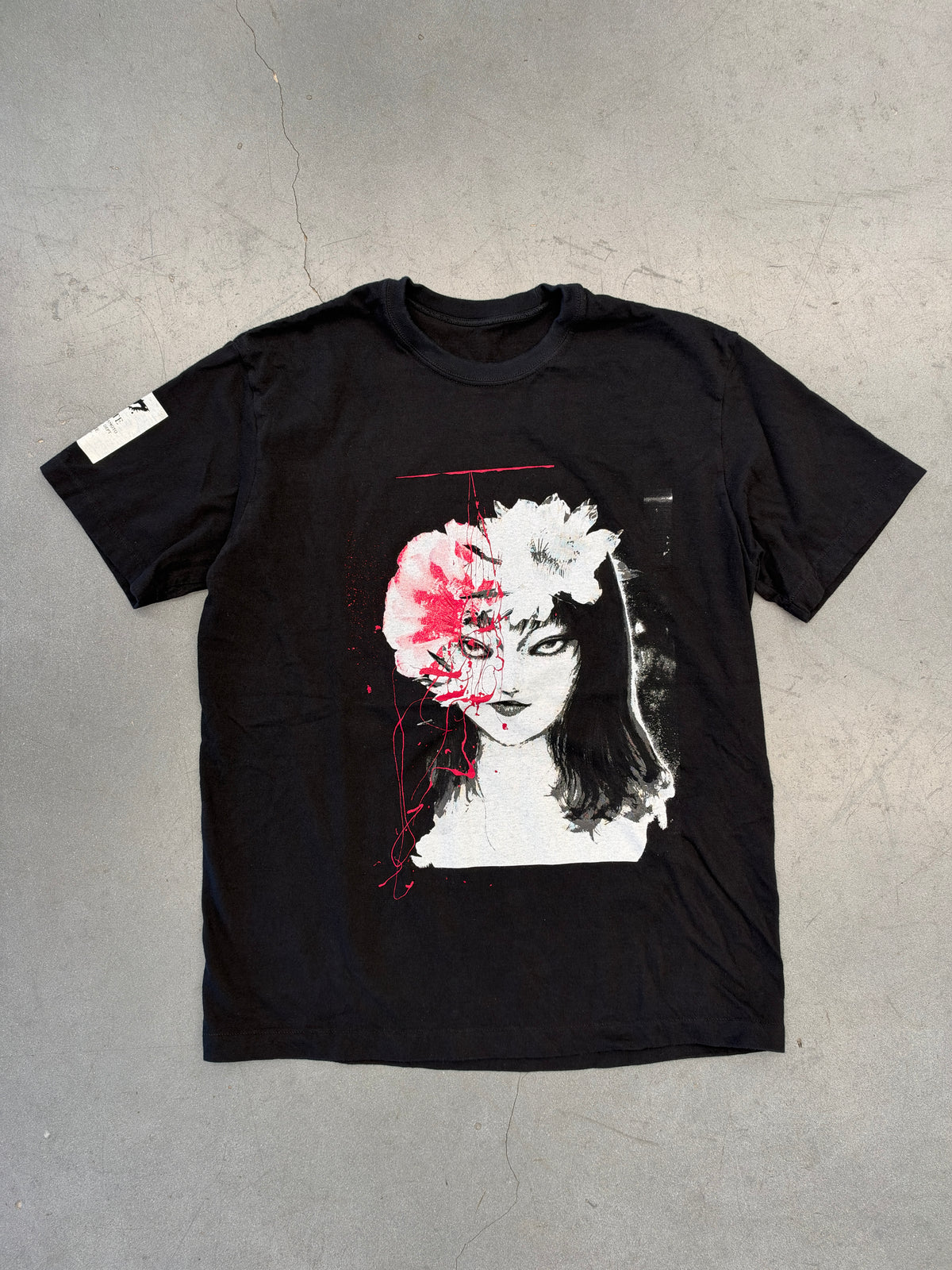 YOHJI YAMAMOTO S'YTE X JUNJI ITO TOMIE FLORAL PORTRAIT TEE