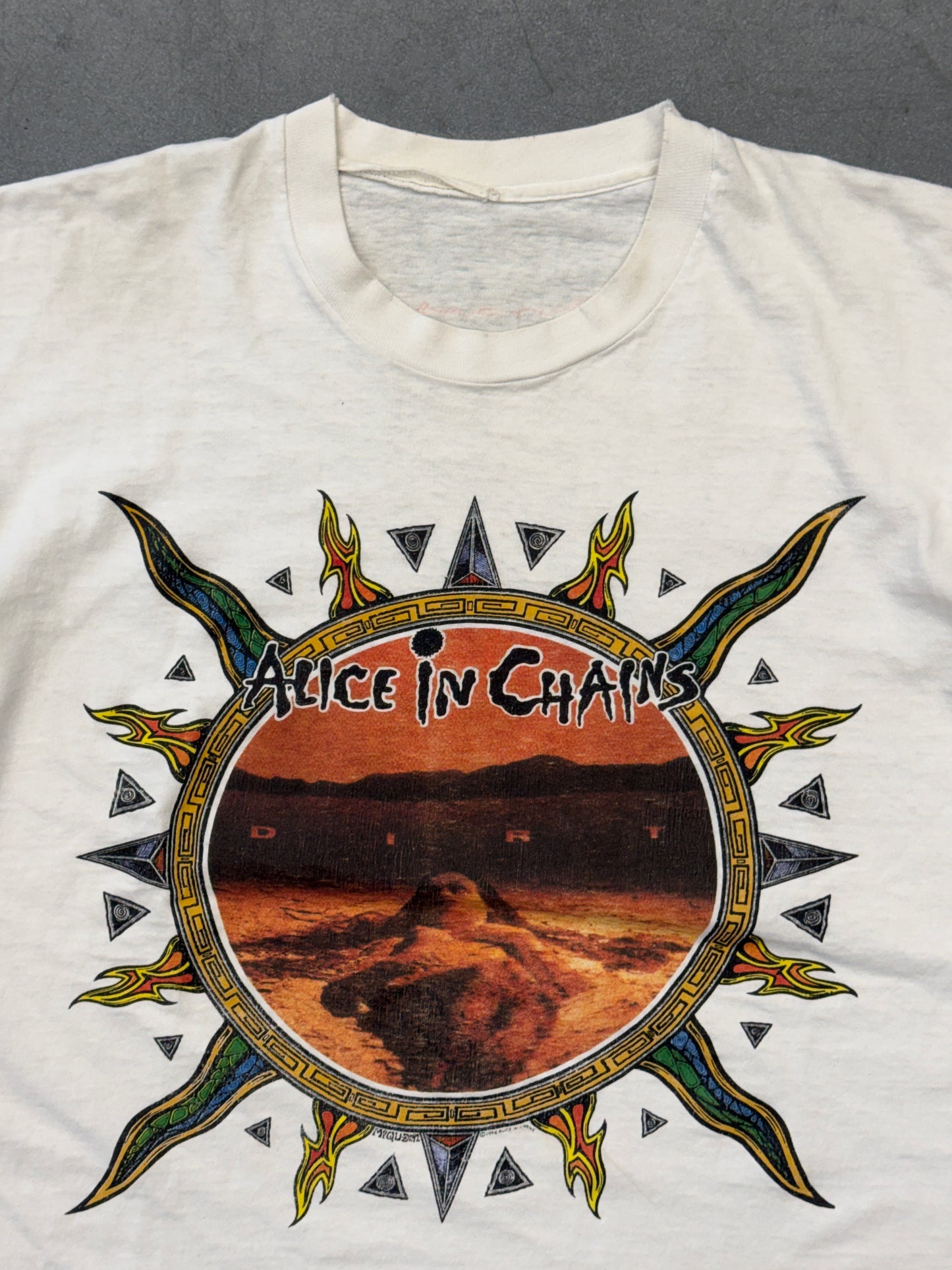1992 ALICE IN CHAINS DIRT ALBUM COVER TEE (PULLED TAG)
