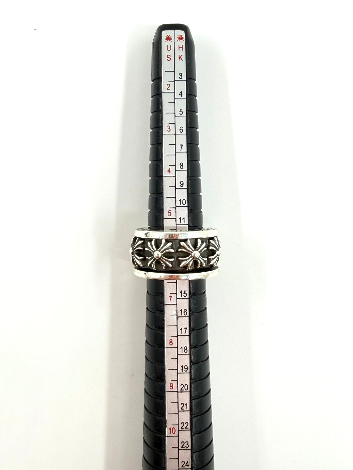 CHROME HEARTS PLUS SPINNER SILVER RING