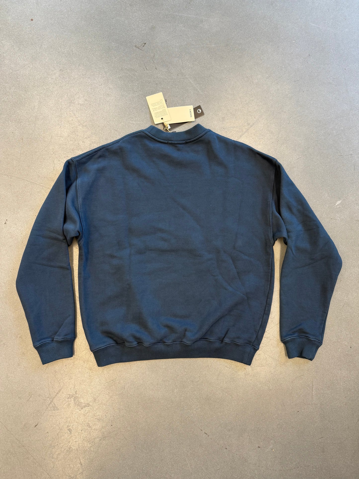 YEEZY SEASON 5 CALI CREWNECK - NAVY (XS) (NWT)