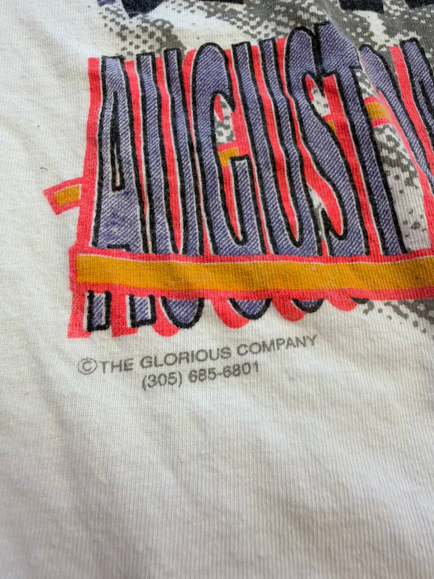 90'S "I SURVIVED HURRICANE ANDREW" TEE (CARIBBEAN DREAM TAG)