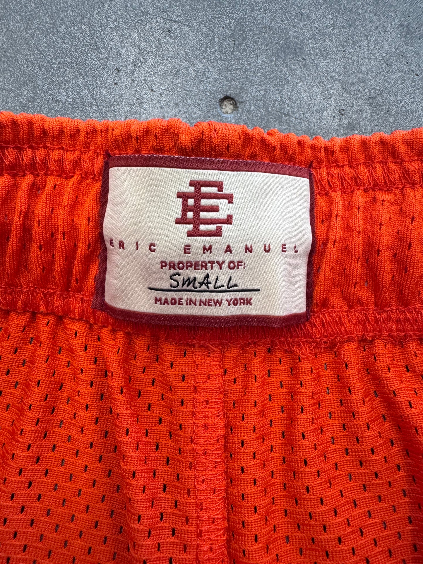 ERIC EMANUEL EE BASIC SHORTS ORANGE / SLATE