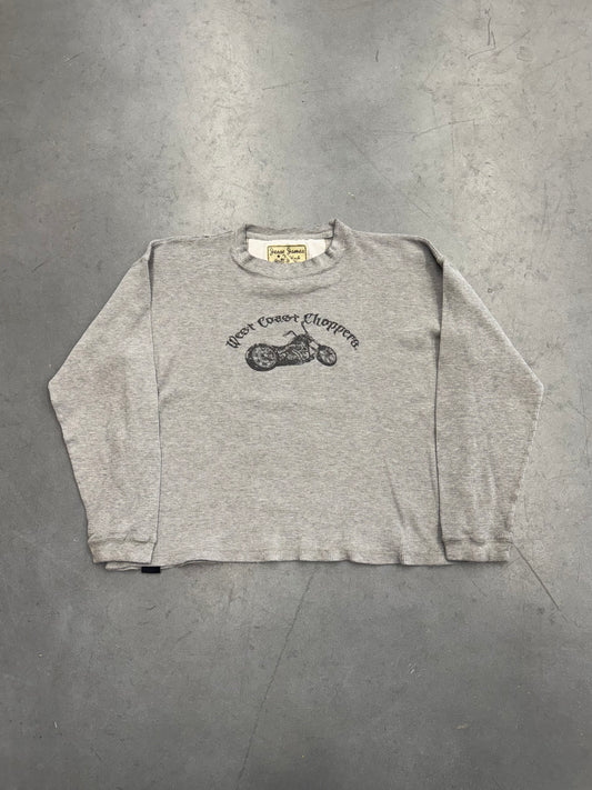 VINTAGE WEST COAST CHOPPERS WAFFLE THERMAL LONGSLEEVE (JESSE JAMES TAG)