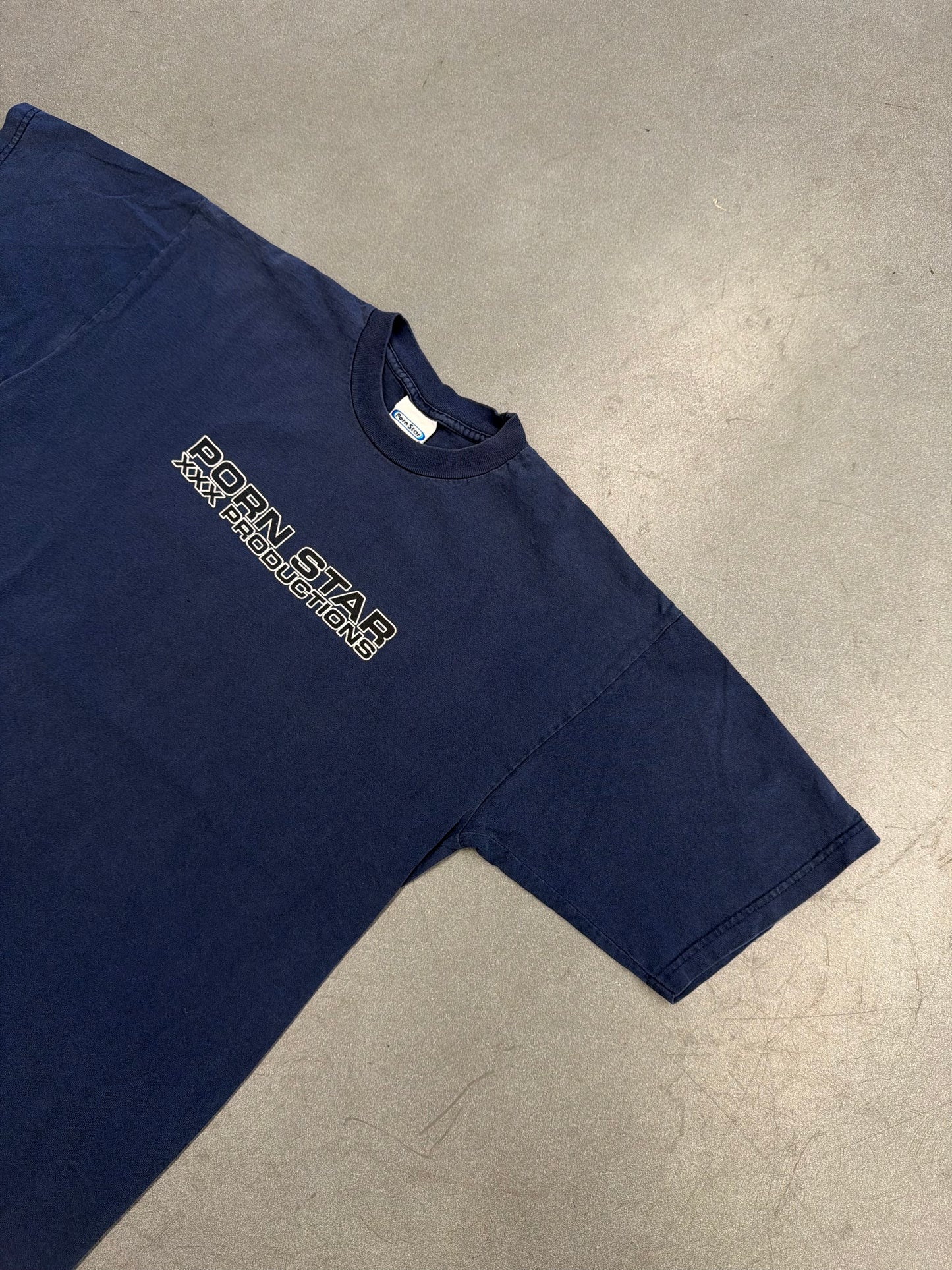 90'S PORN STAR PRODUCTIONS TEE (PORN STAR TAG)