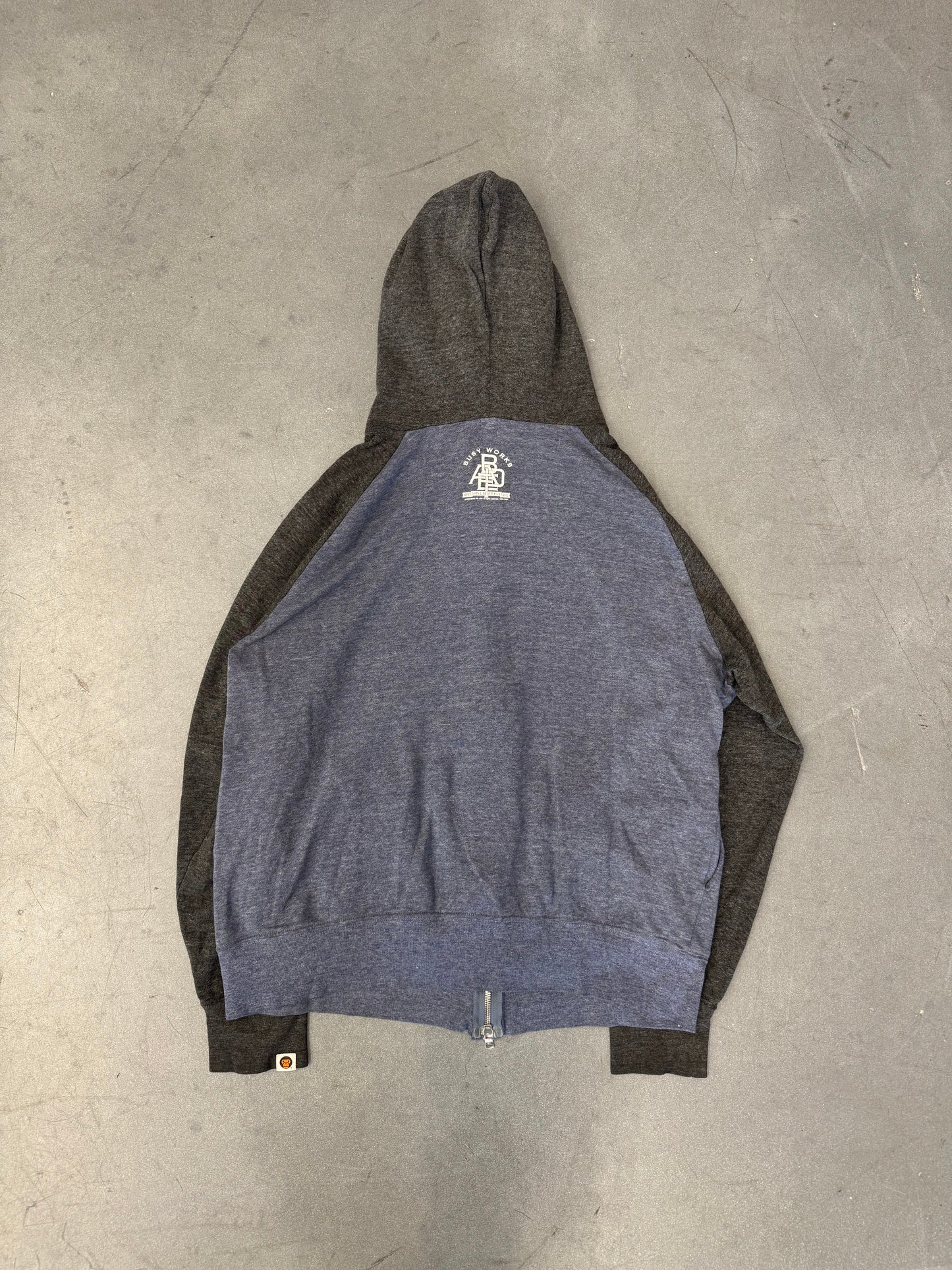 2007 BAPE BABY MILO MOTORCYCLE FULL ZIP HOODIE