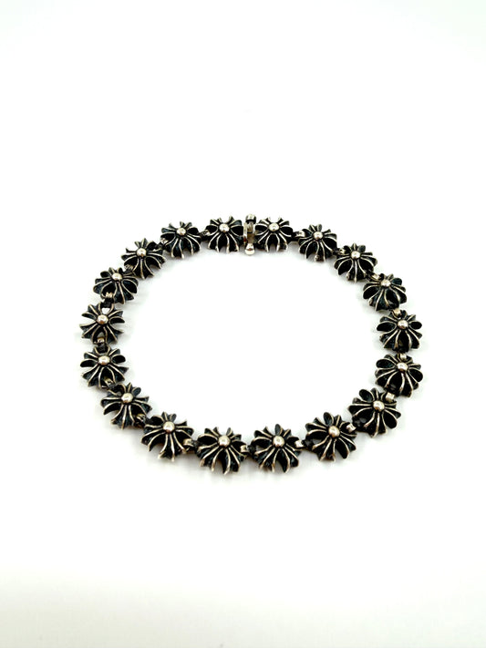 CHROME HEARTS PLUS SILVER BRACELET - 16 LINK