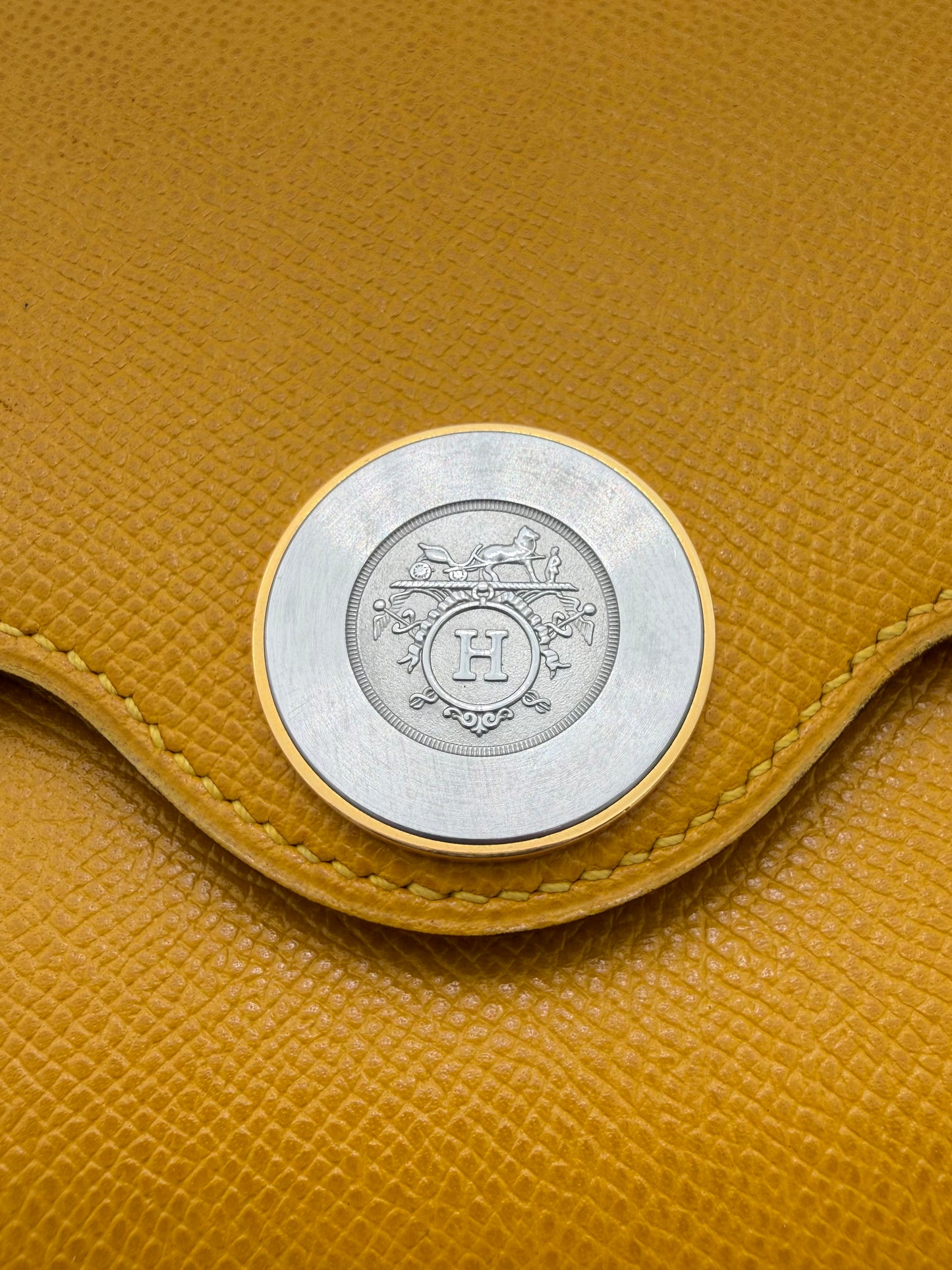 HERMES COURCHEVEL EX-LIBRIS CLUTCH (WITH DUSTBAG)