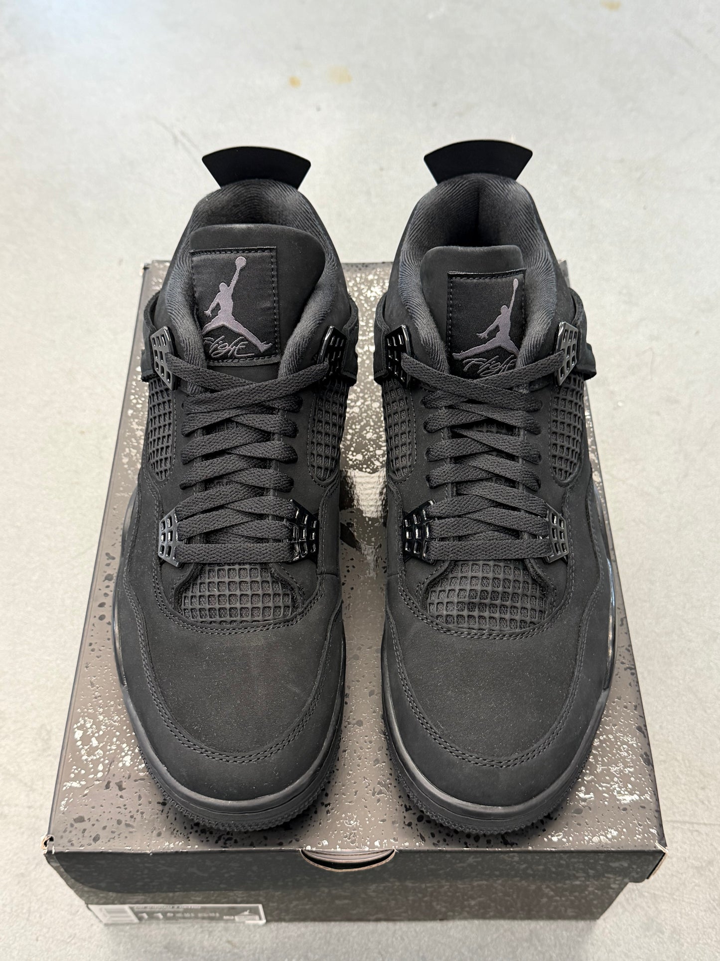 2025 JORDAN 4 RETRO BLACK CAT (W/BOX)