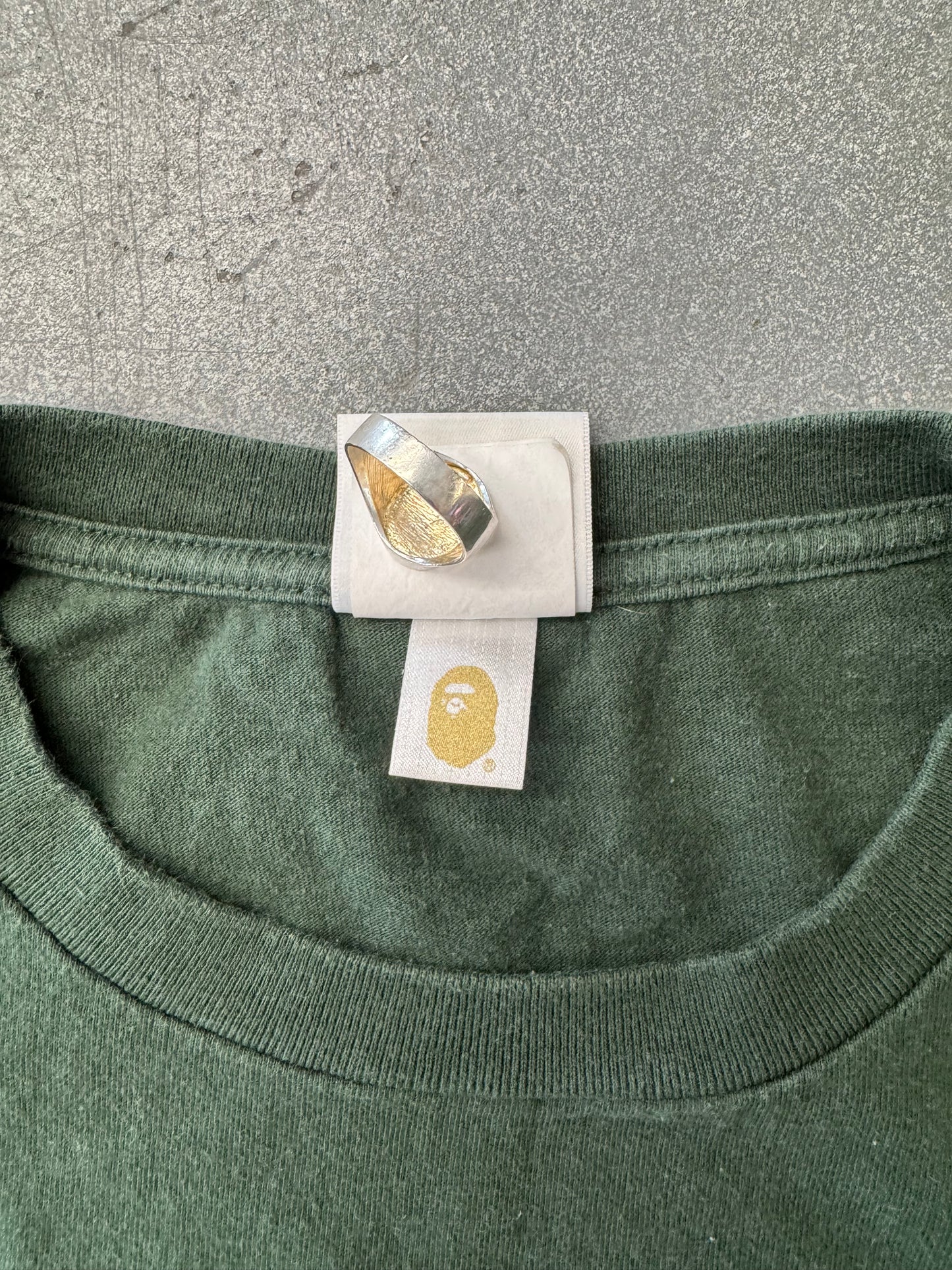 BAPE BIG APE HEAD TEE - GREEN