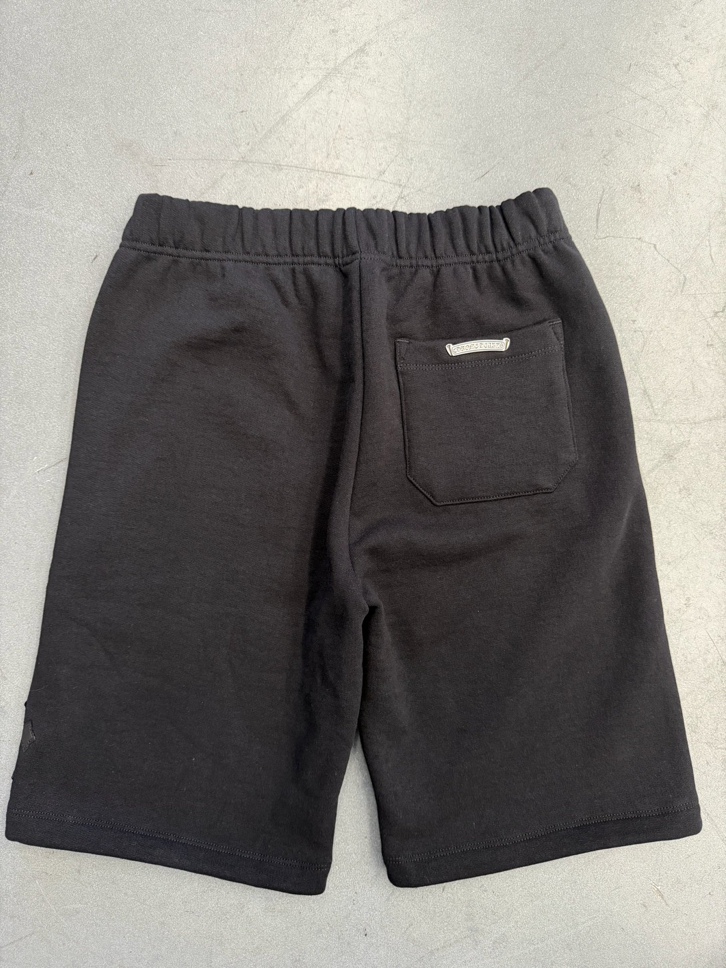 CHROME HEARTS PAPER JAM SWEATSHORTS - BLACK/BLACK