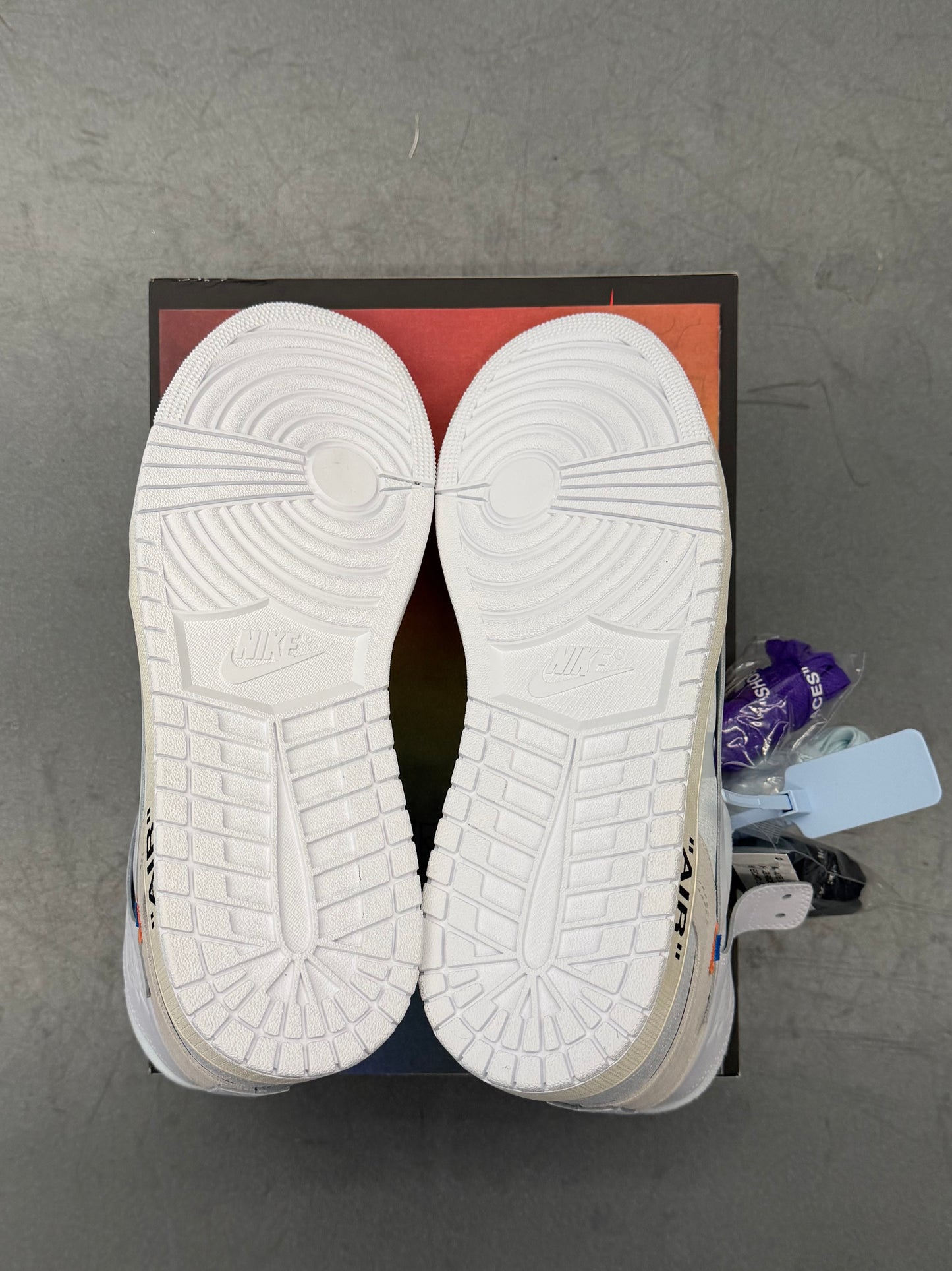JORDAN 1 RETRO HIGH VIRGIL ABLOH ARCHIVE ALASKA (NEW WITH BOX)