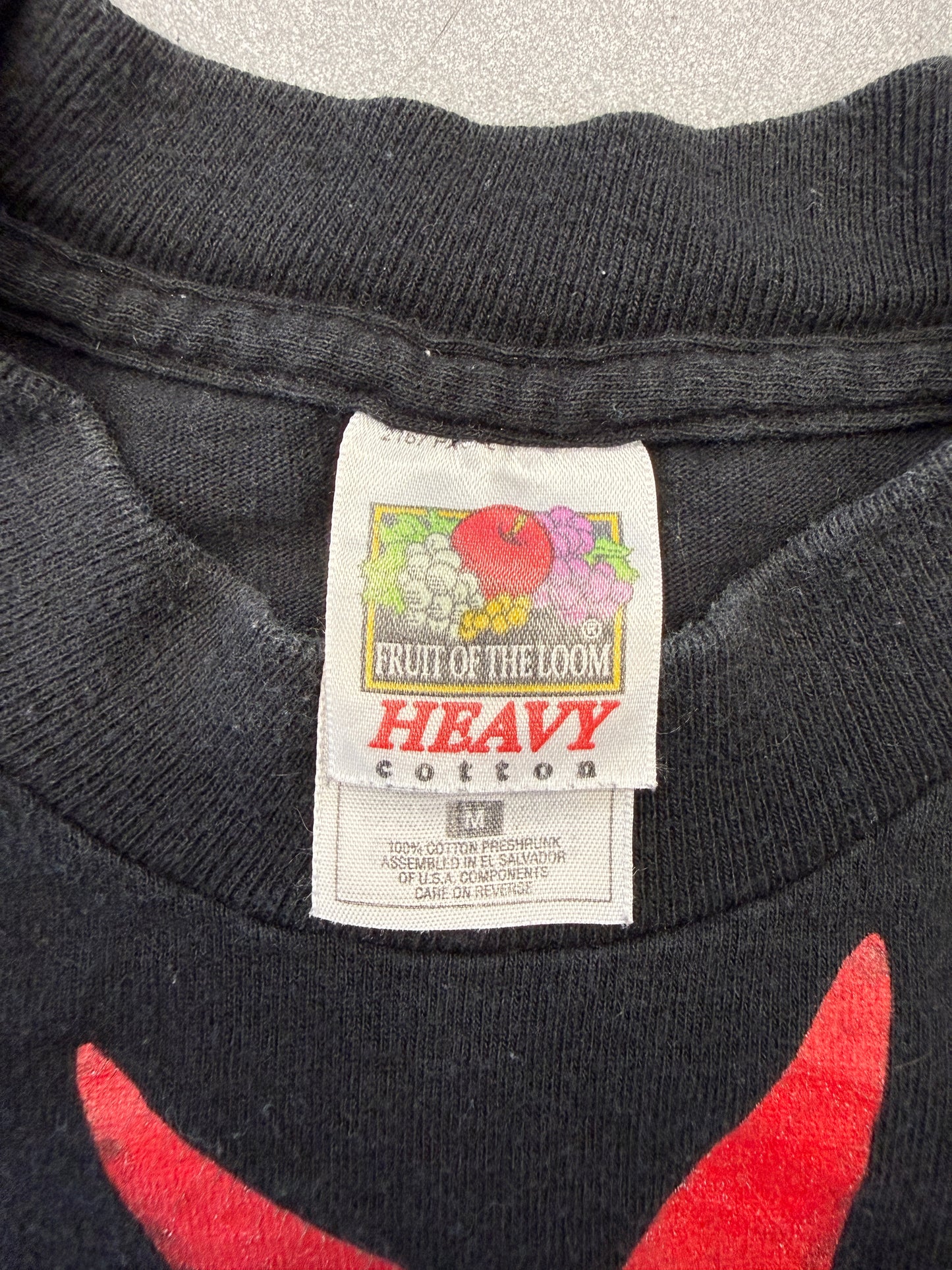 1995 WILLIAM WEGMAN DEVIL DOG CROPPED TEE (FOTL TAG)