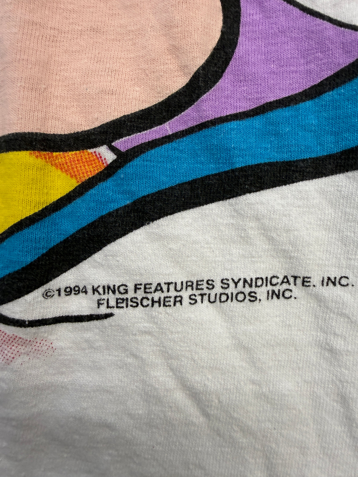 1994 BETTY BOOP BATHING BEAUTY FREEZE AOP TEE (XL TAG)