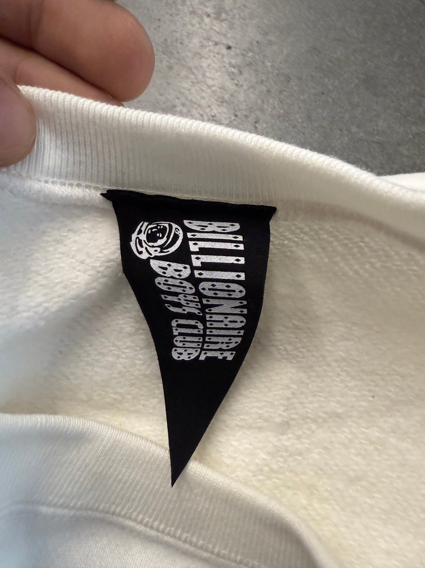 SEASON 4 BILLIONAIRE BOYS CLUB BBC ICE CREAM CREWNECK SWEATER - WHITE (L) (NEW WITH TAG & BAG)
