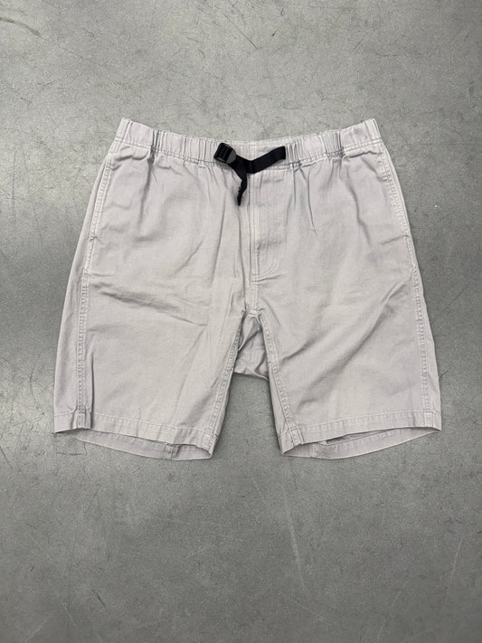 VINTAGE SUPREME BELTED SHORTS (GREY)