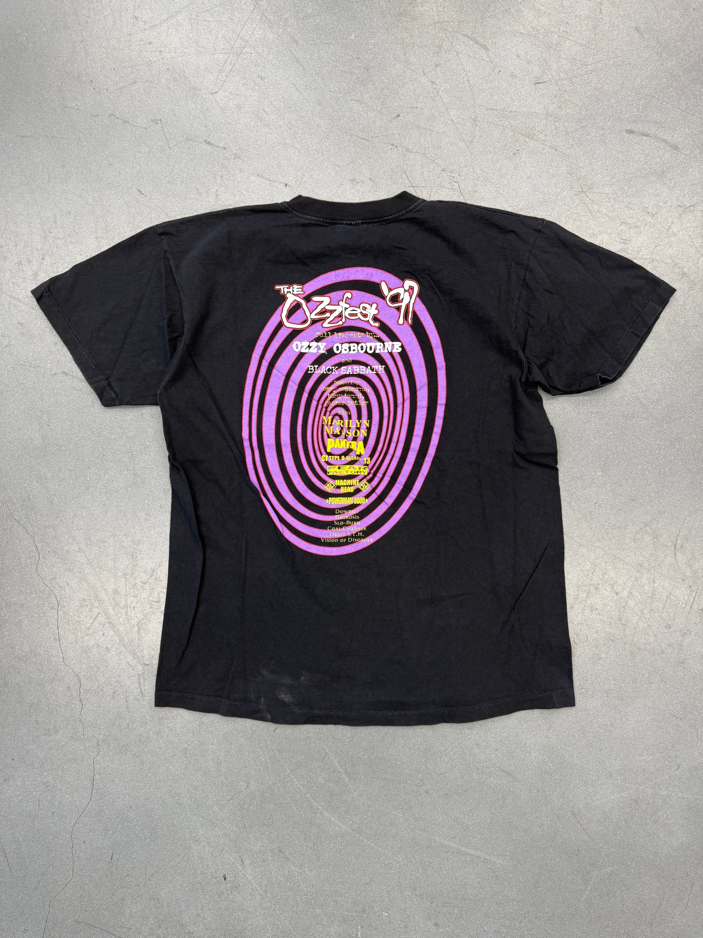 1997 THE OZZFEST JACK-IN-THE-BOX MULLET TEE (T-AMERICA TEE)